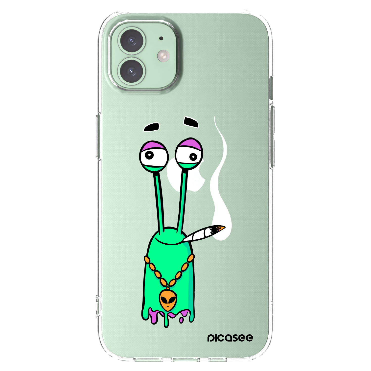 Picasee silikónový prehľadný obal pre Apple iPhone 12 - Earth - Sám doma