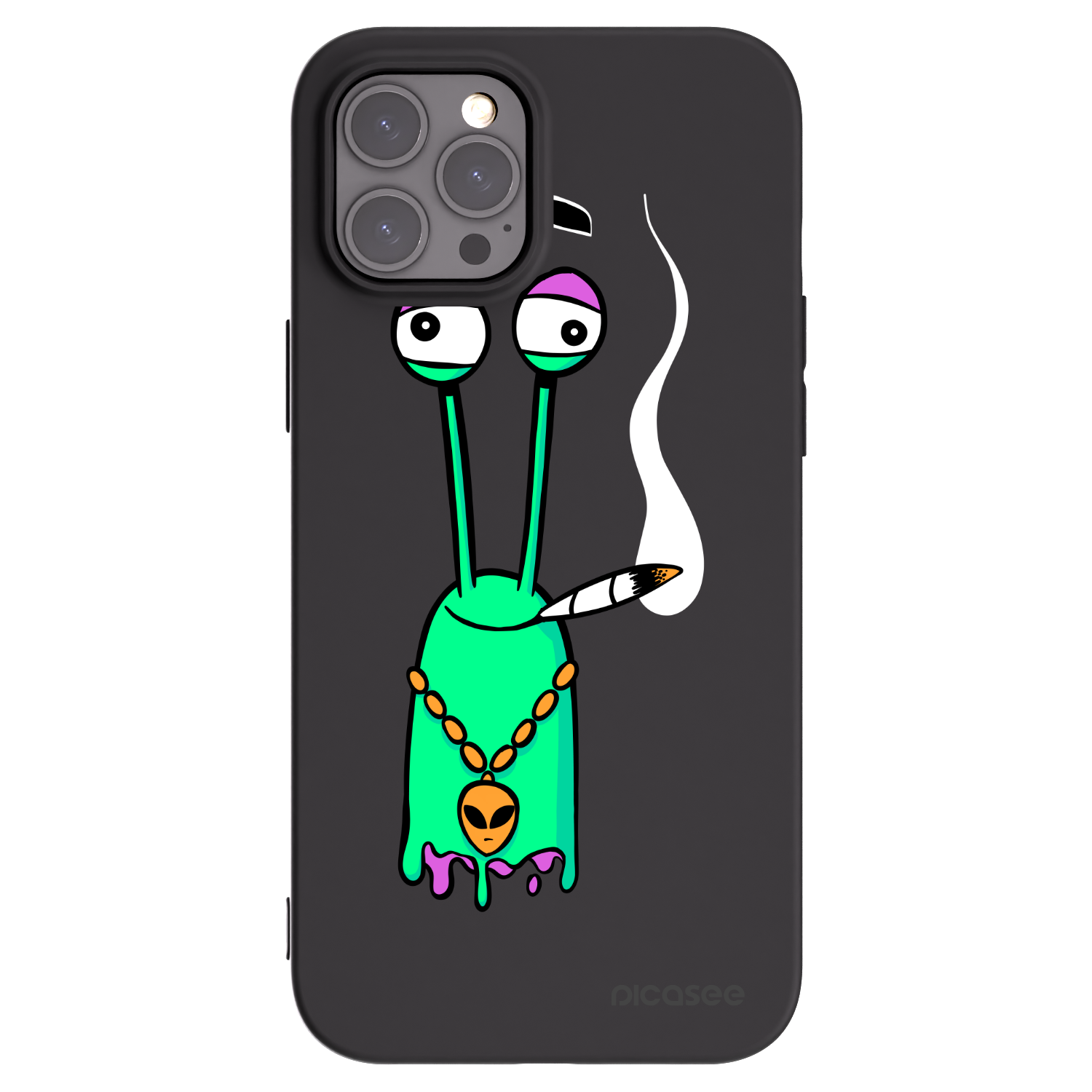 Picasee silikónový čierny obal pre Apple iPhone 12 Pro Max - Earth - Sám doma