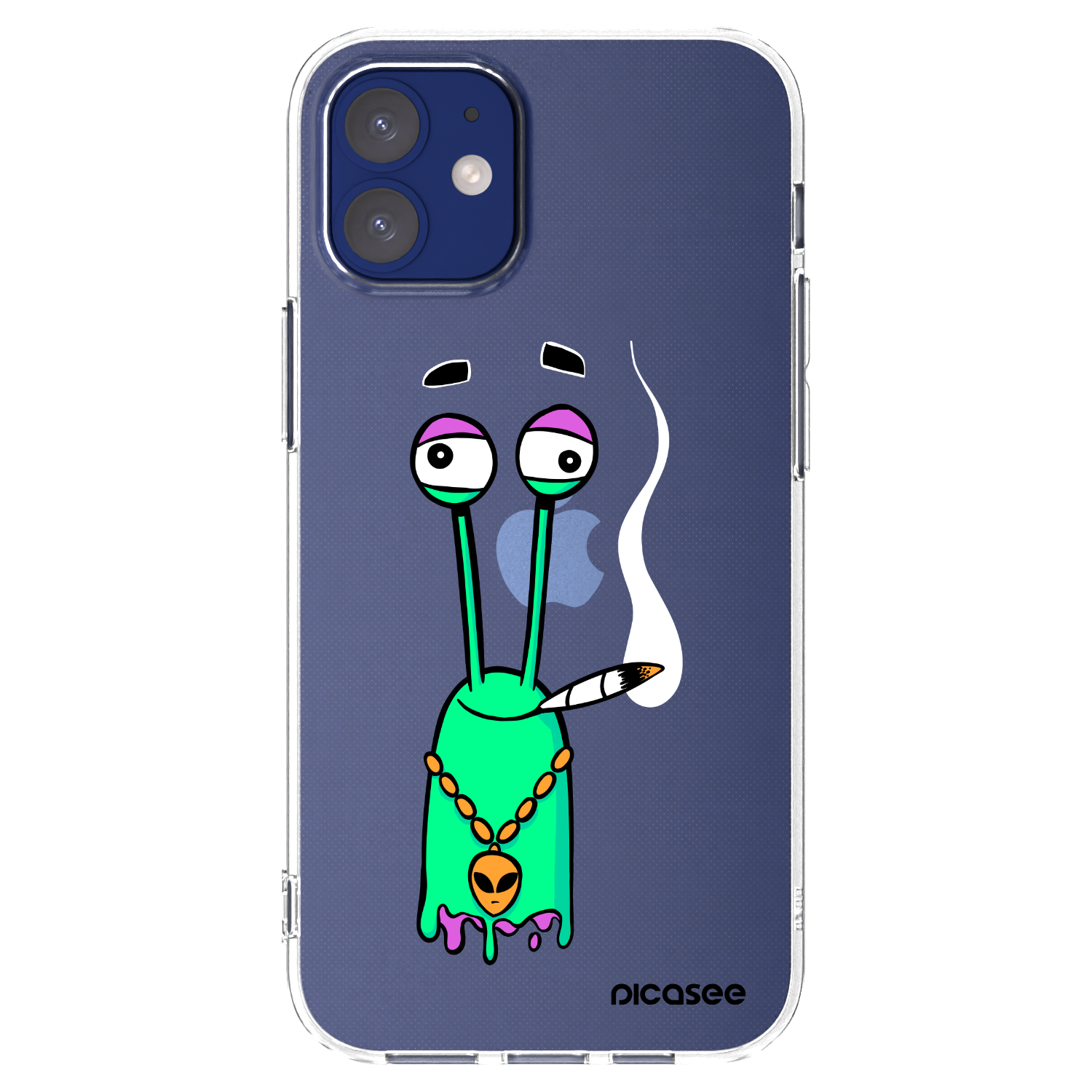 Picasee silikónový prehľadný obal pre Apple iPhone 12 mini - Earth - Sám doma