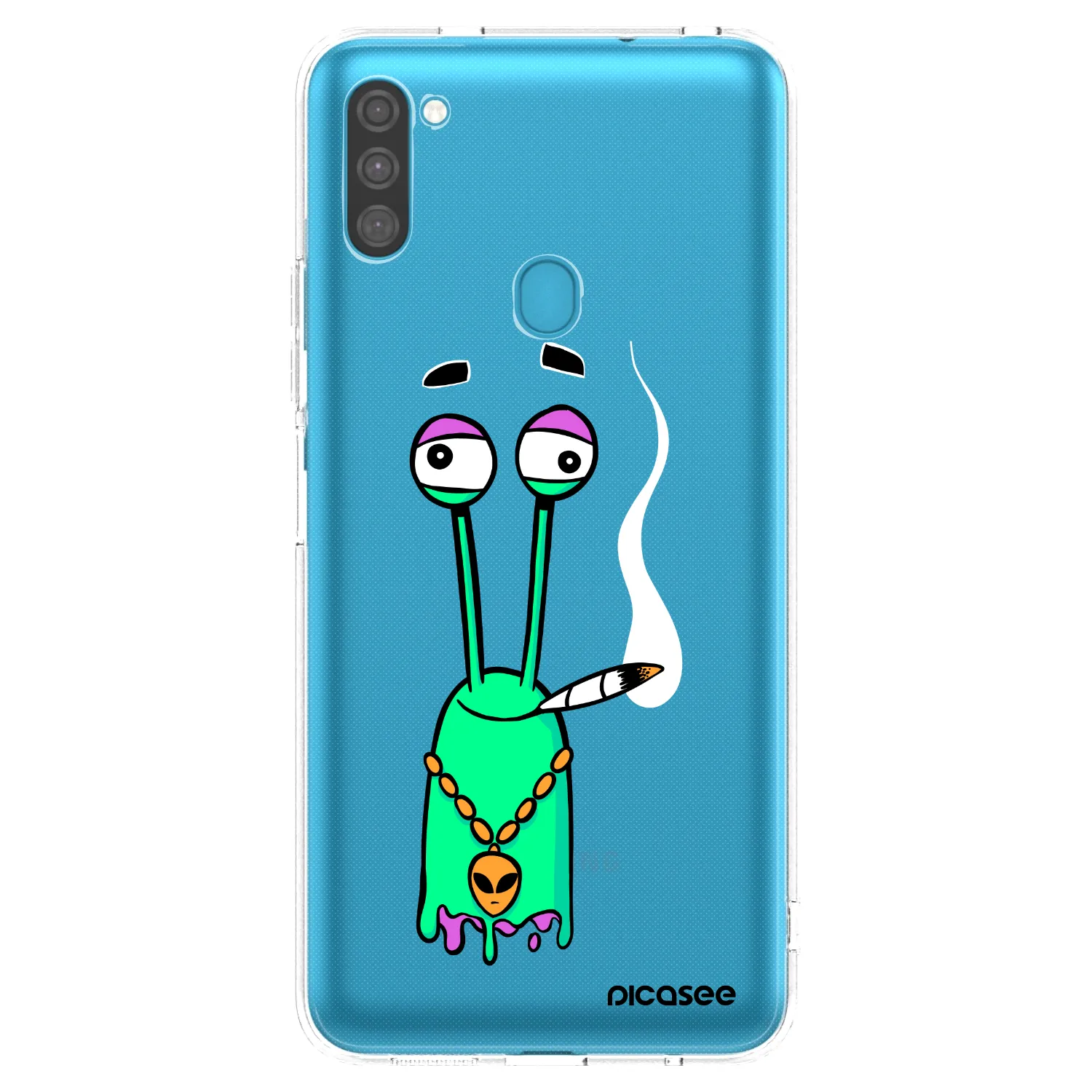 Picasee silikónový prehľadný obal pre Samsung Galaxy M11 - Earth - Sám doma