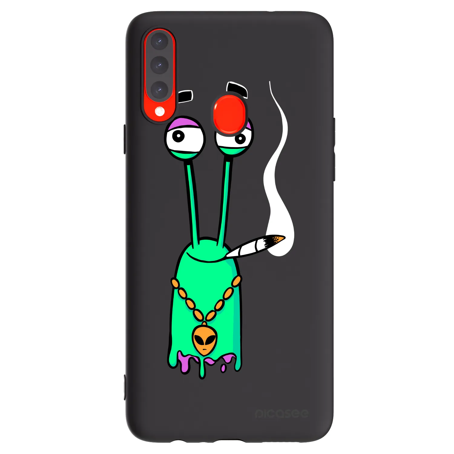 Picasee silikónový čierny obal pre Samsung Galaxy A20s - Earth - Sám doma