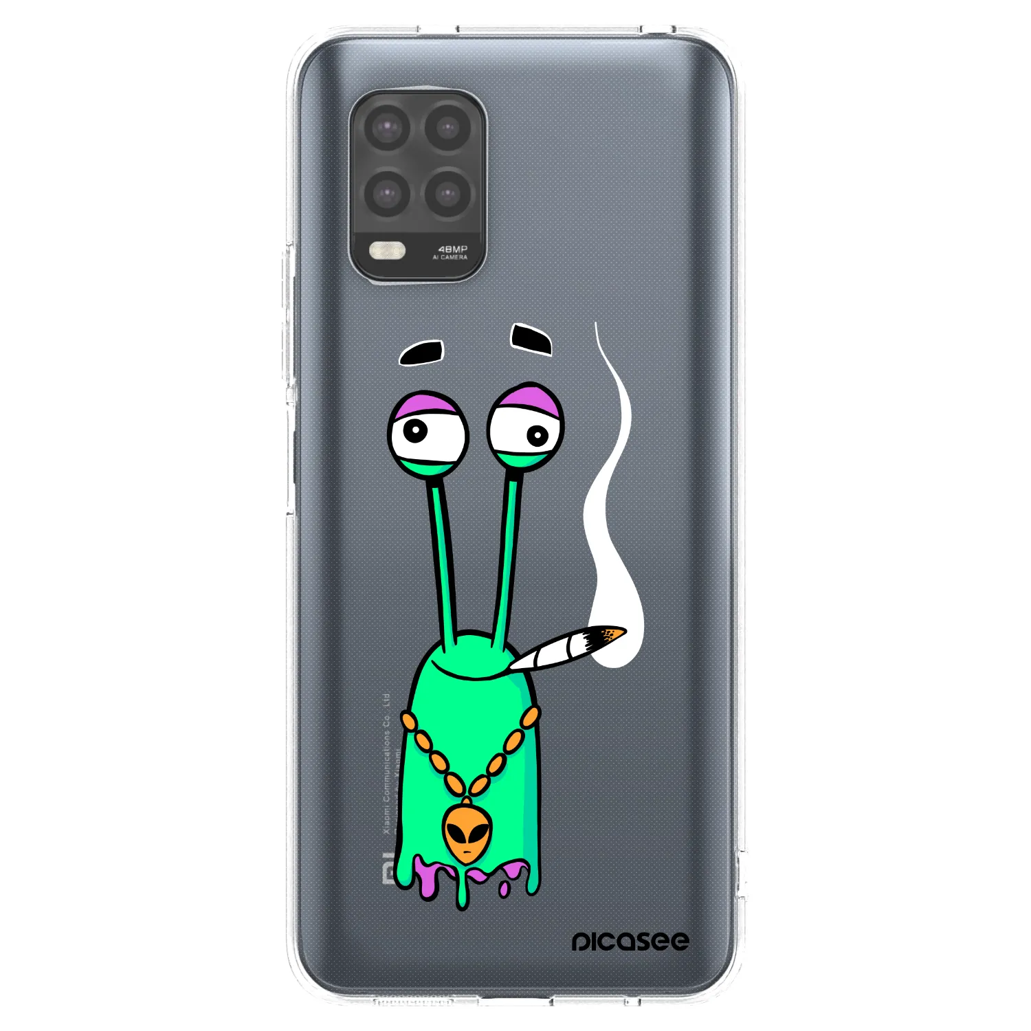Silikónový prehľadný obal pre Xiaomi Mi 10 Lite - Earth - Sám doma