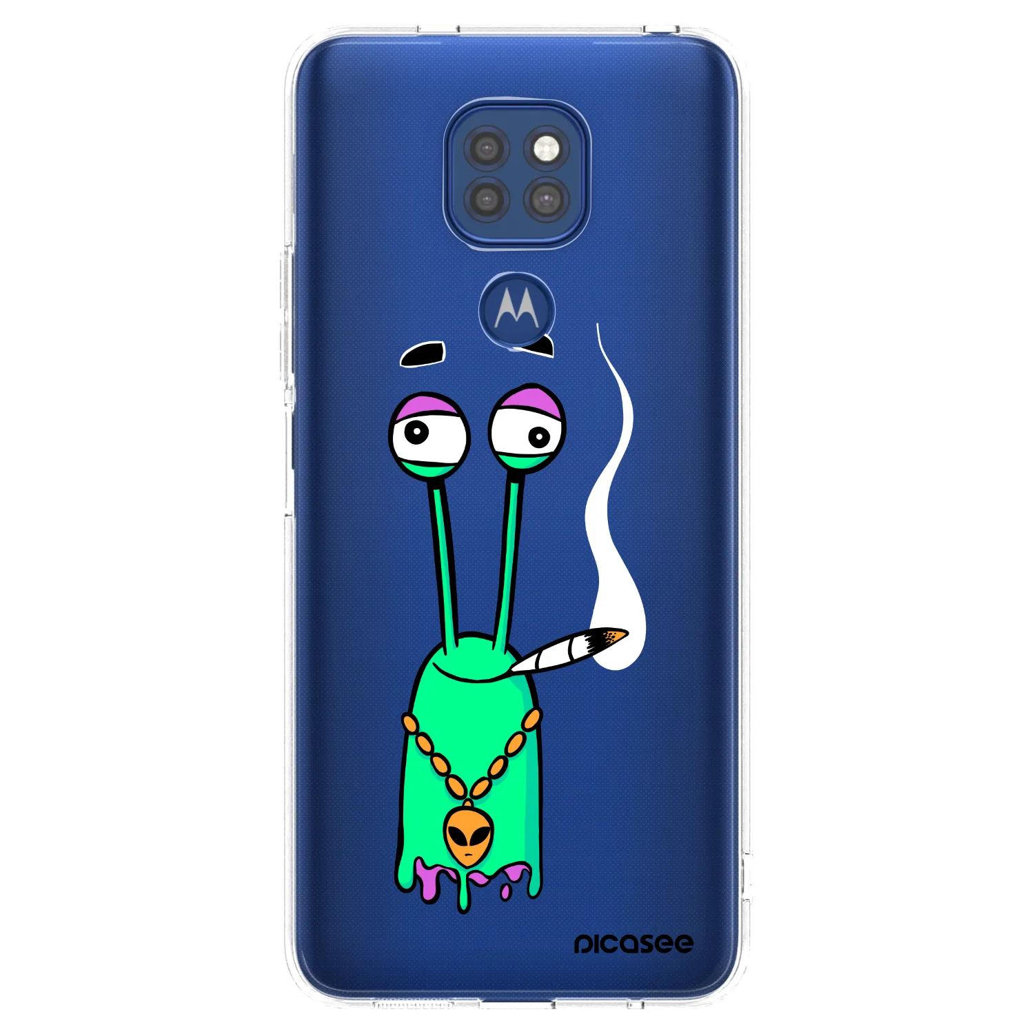 Silikónový prehľadný obal pre Motorola Moto G9 Play - Earth - Sám doma