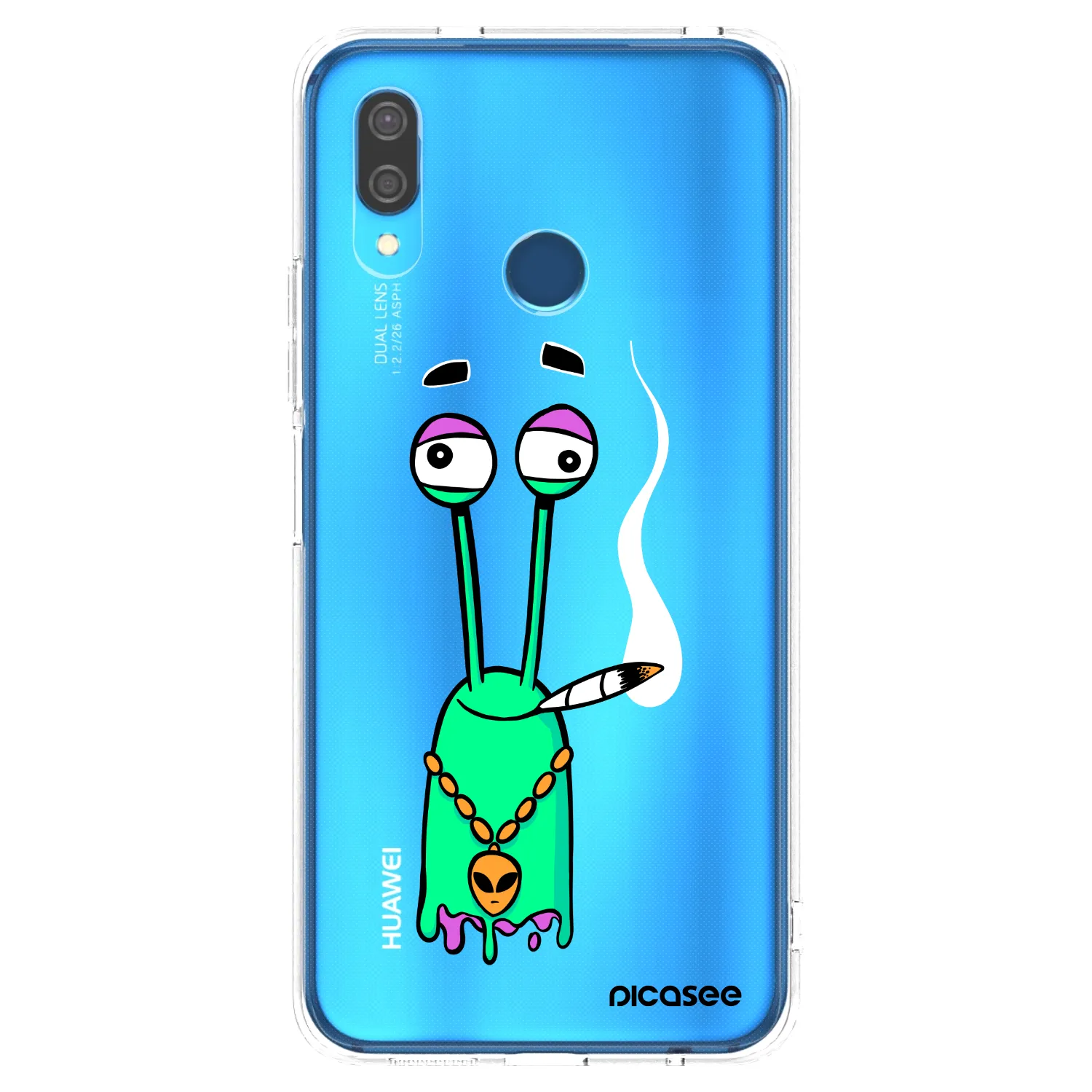Picasee silikónový prehľadný obal pre Huawei P20 Lite - Earth - Sám doma