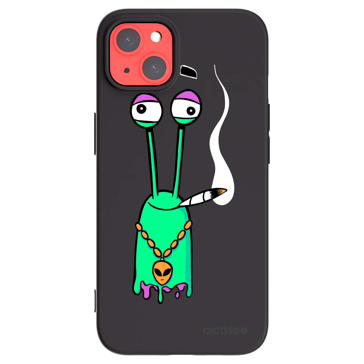 Picasee silikónový čierny obal pre Apple iPhone 13 - Earth - Sám doma