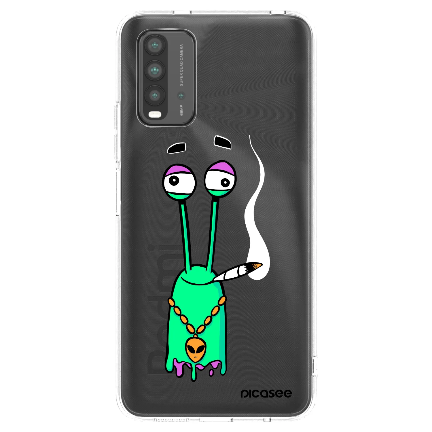 Silikónový prehľadný obal pre Xiaomi Redmi 9T - Earth - Sám doma