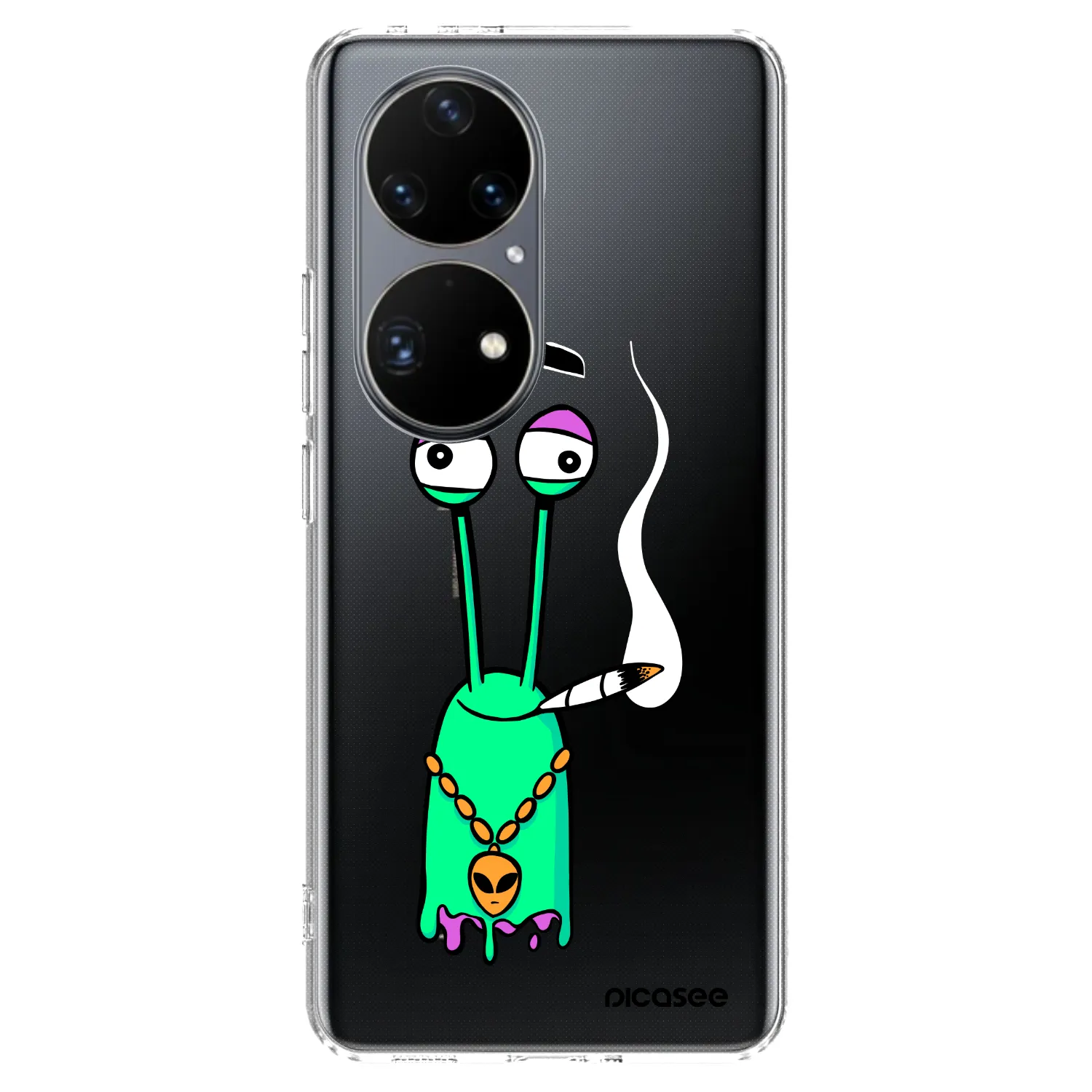 Picasee silikónový prehľadný obal pre Huawei P50 - Earth - Sám doma