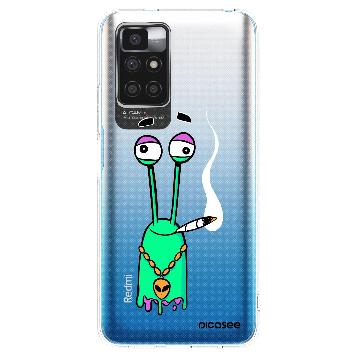 Picasee silikónový prehľadný obal pre Xiaomi Redmi 10 - Earth - Sám doma