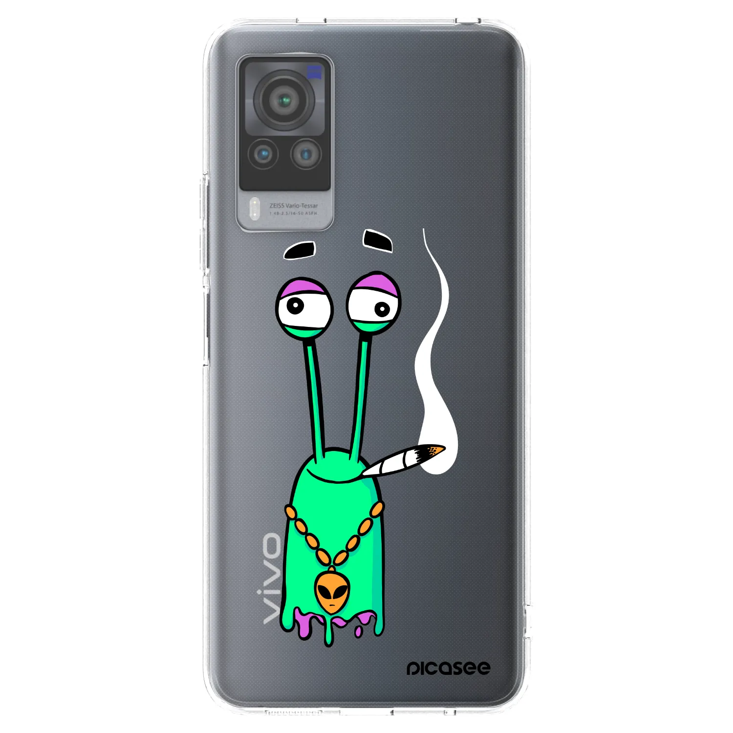 Picasee silikónový prehľadný obal pre Vivo X60 Pro 5G - Earth - Sám doma