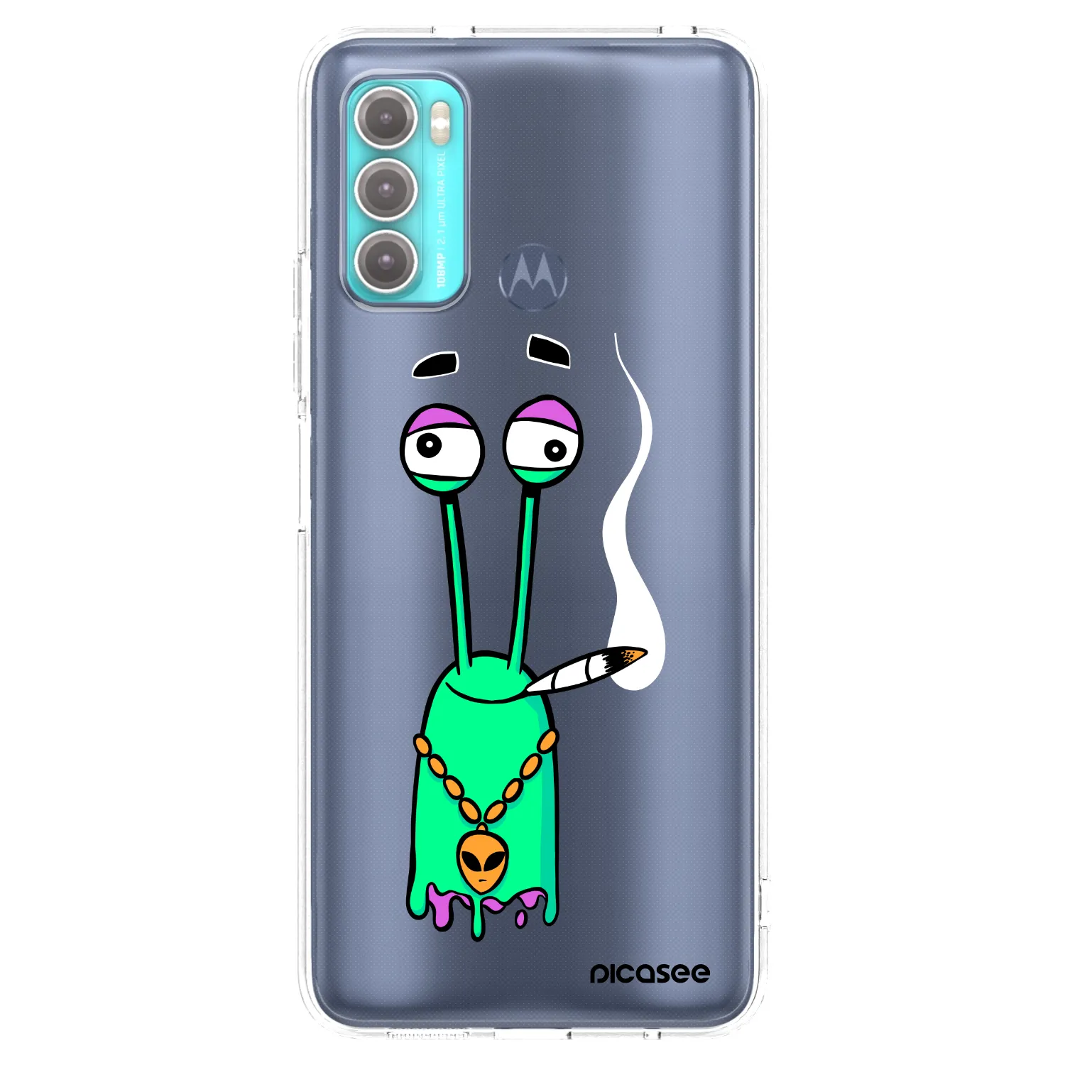 Picasee silikónový prehľadný obal pre Motorola Moto G60 - Earth - Sám doma