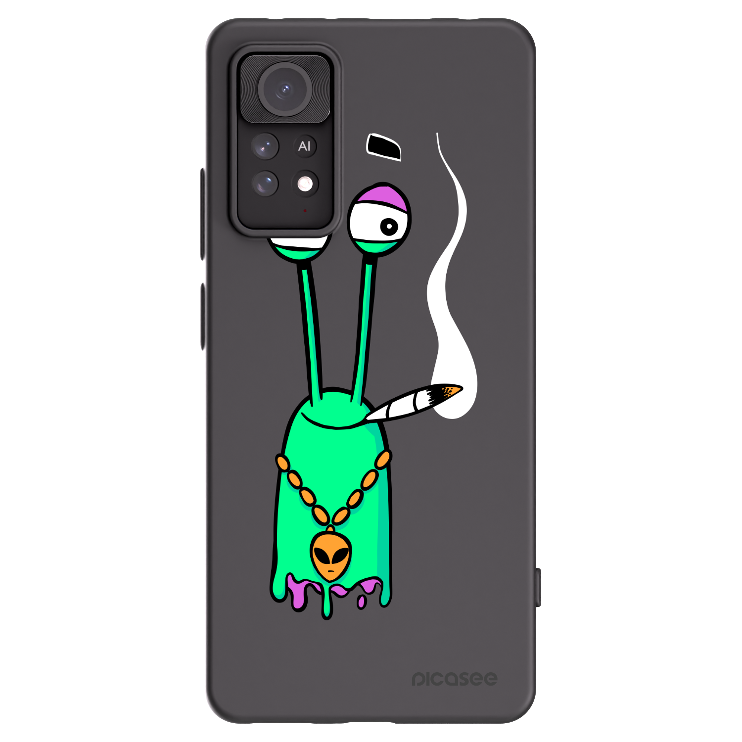 Picasee silikónový čierny obal pre Xiaomi Redmi Note 11 Pro - Earth - Sám doma