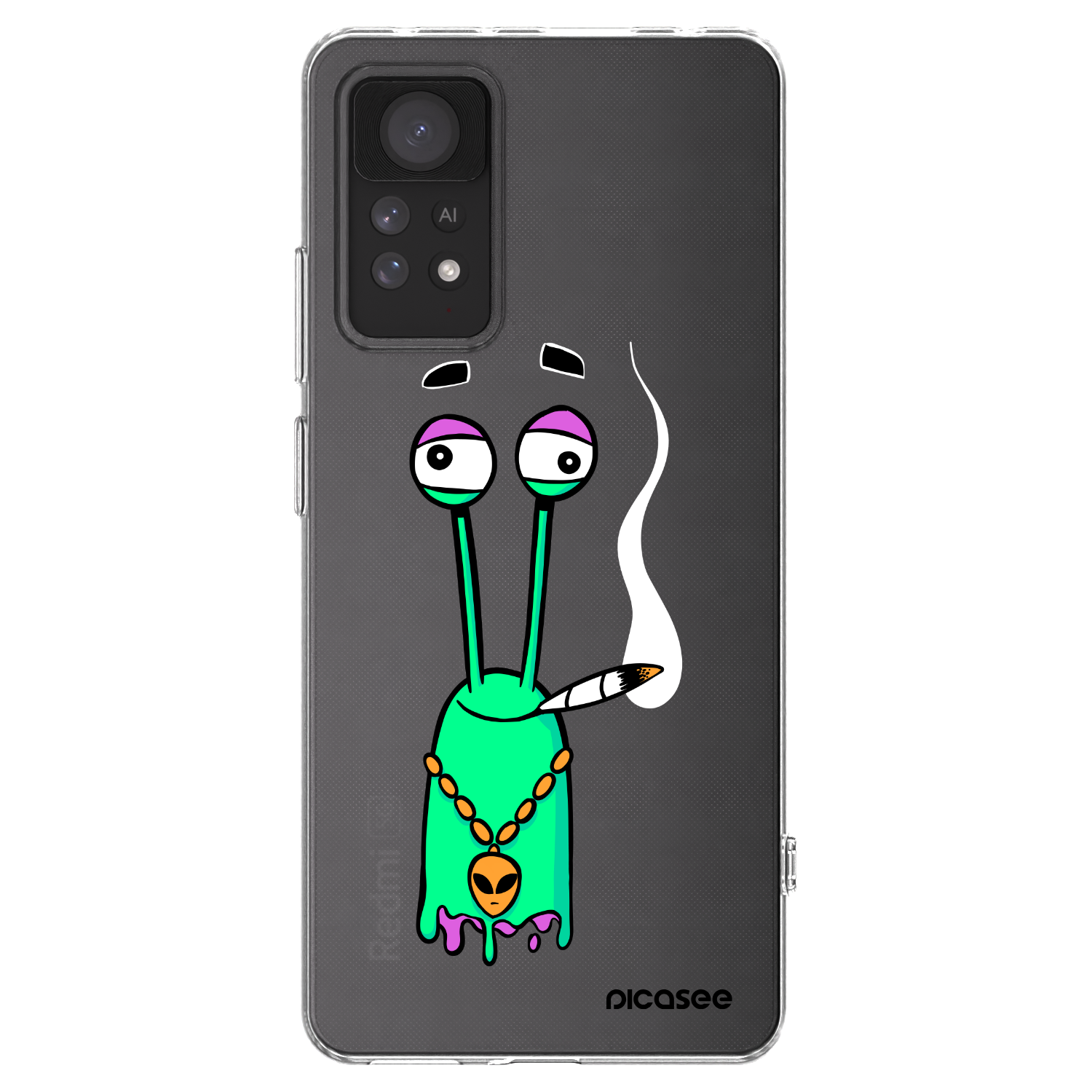 Picasee silikónový prehľadný obal pre Xiaomi Redmi Note 11 Pro - Earth - Sám doma