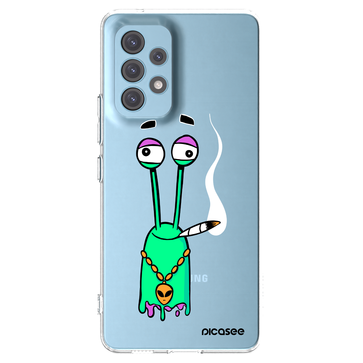 Silikónový prehľadný obal pre Samsung Galaxy A53 5G A536 - Earth - Sám doma