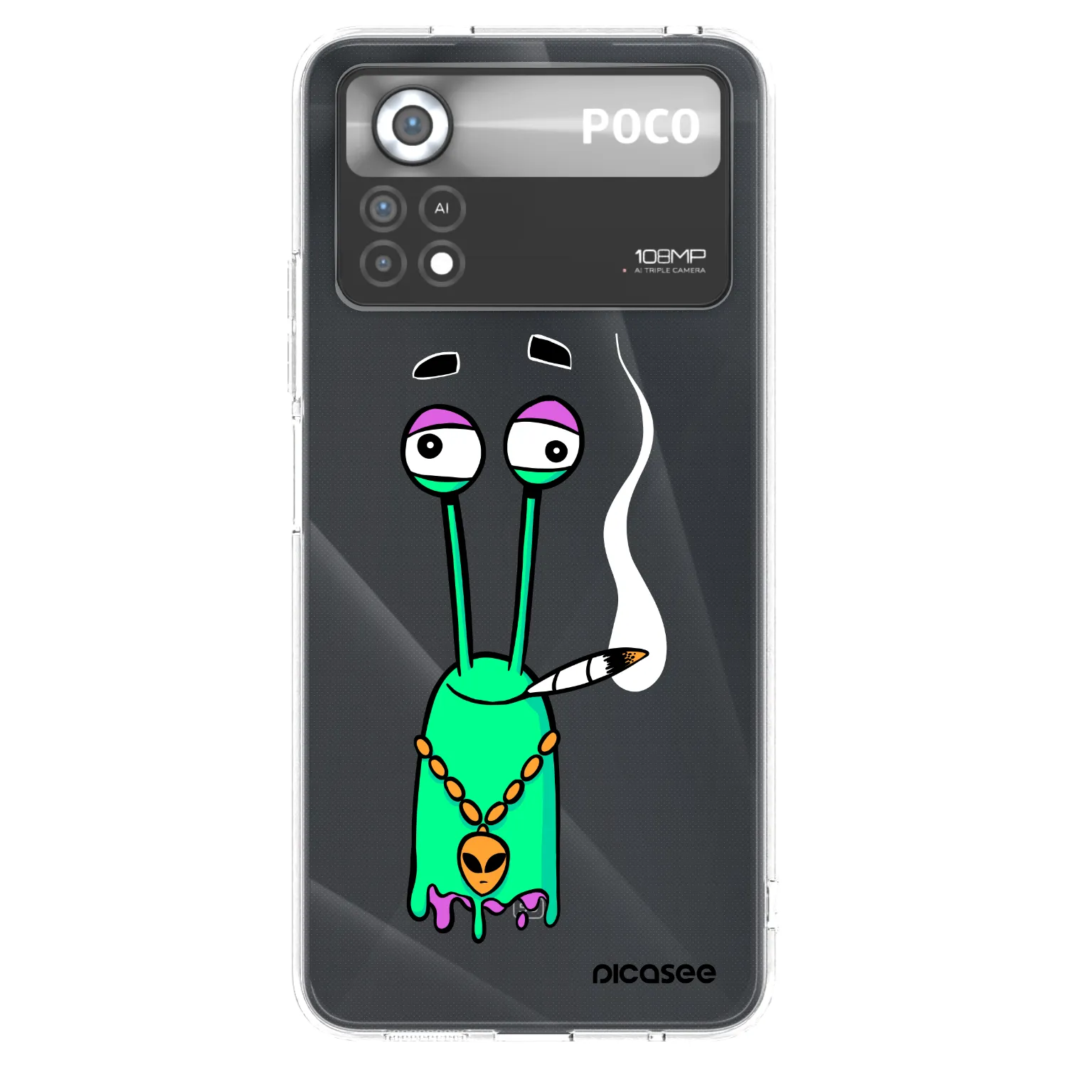 Picasee silikónový prehľadný obal pre Xiaomi Poco X4 Pro 5G - Earth - Sám doma