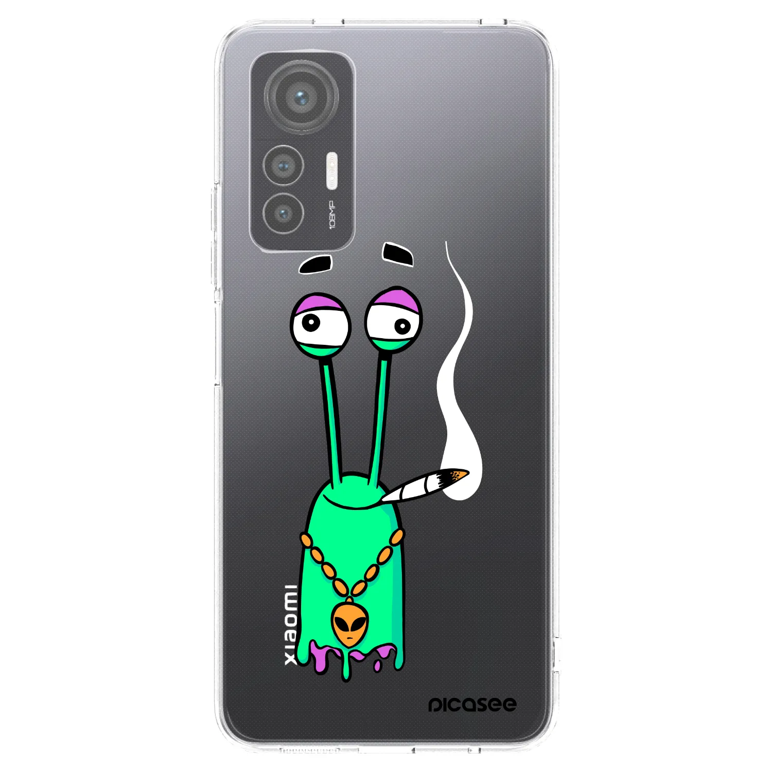 Picasee silikónový prehľadný obal pre Xiaomi 12 Lite - Earth - Sám doma