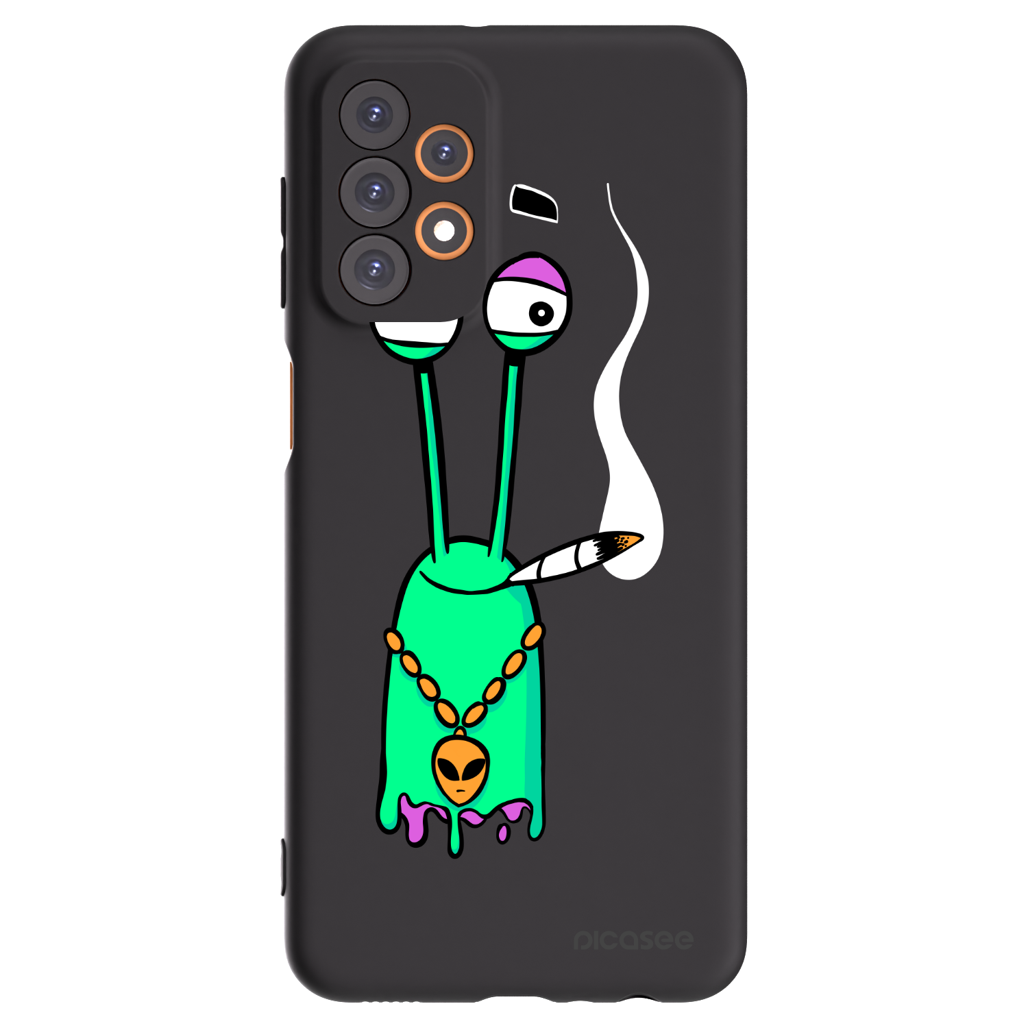 Picasee silikónový čierny obal pre Samsung Galaxy A23 A235F 4G - Earth - Sám doma