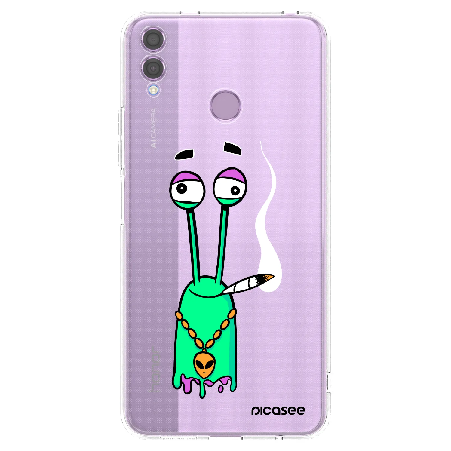 Silikónový prehľadný obal pre Honor 8X - Earth - Sám doma