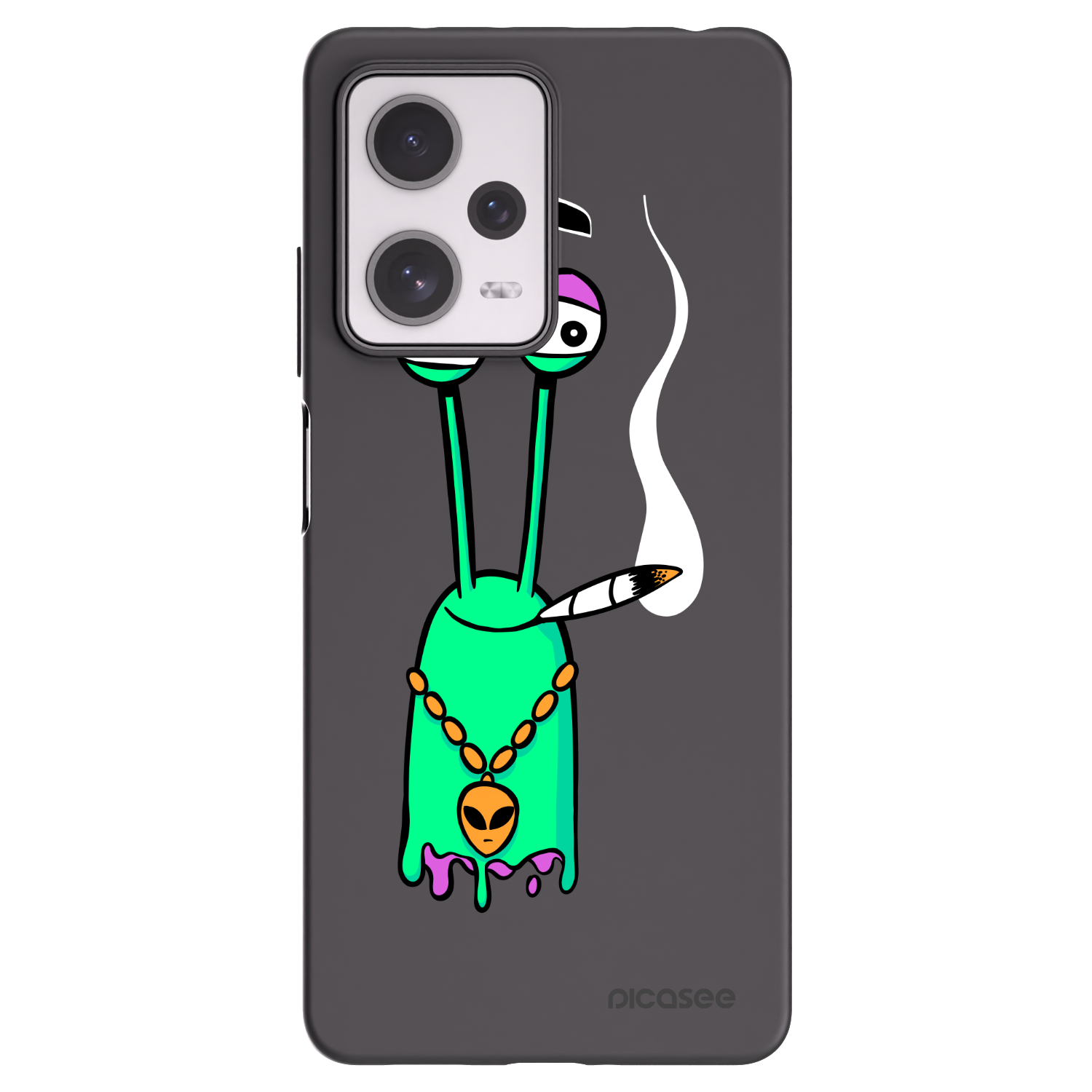 Picasee silikónový čierny obal pre Xiaomi Redmi Note 12 Pro+ 5G - Earth - Sám doma
