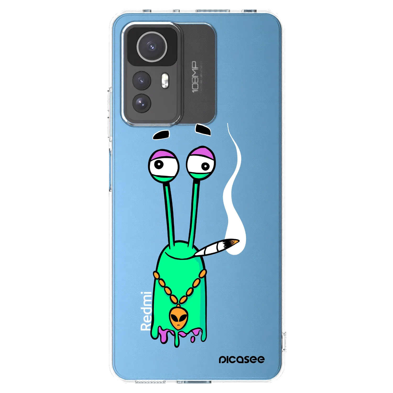 Picasee silikónový prehľadný obal pre Xiaomi Redmi Note 12S - Earth - Sám doma