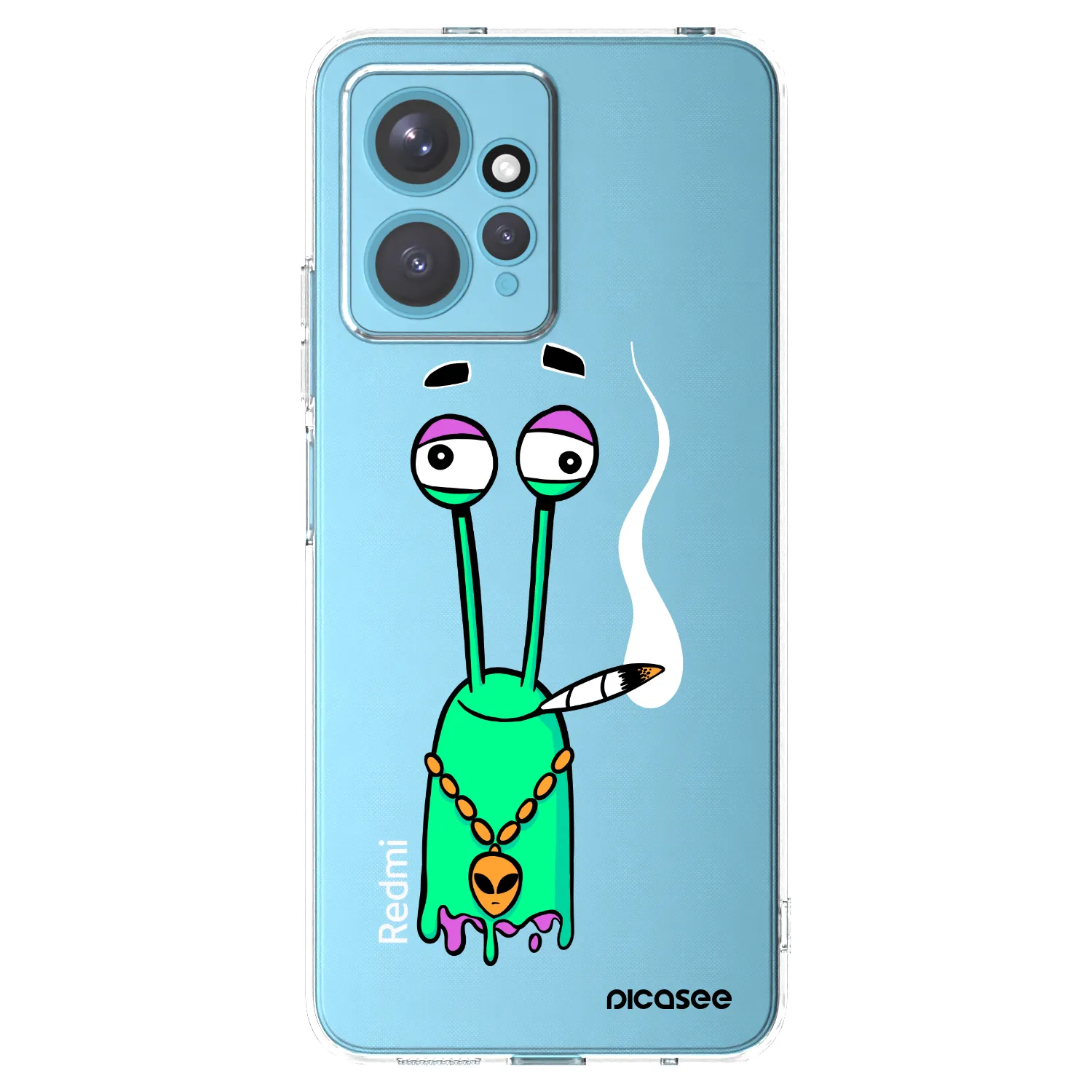Picasee silikónový prehľadný obal pre Xiaomi Redmi Note 12 4G - Earth - Sám doma