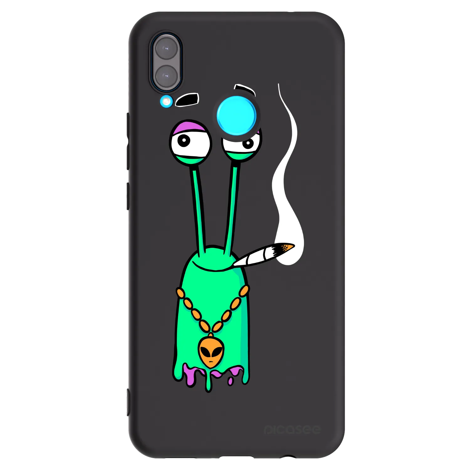Picasee silikónový čierny obal pre Huawei Nova 3 - Earth - Sám doma
