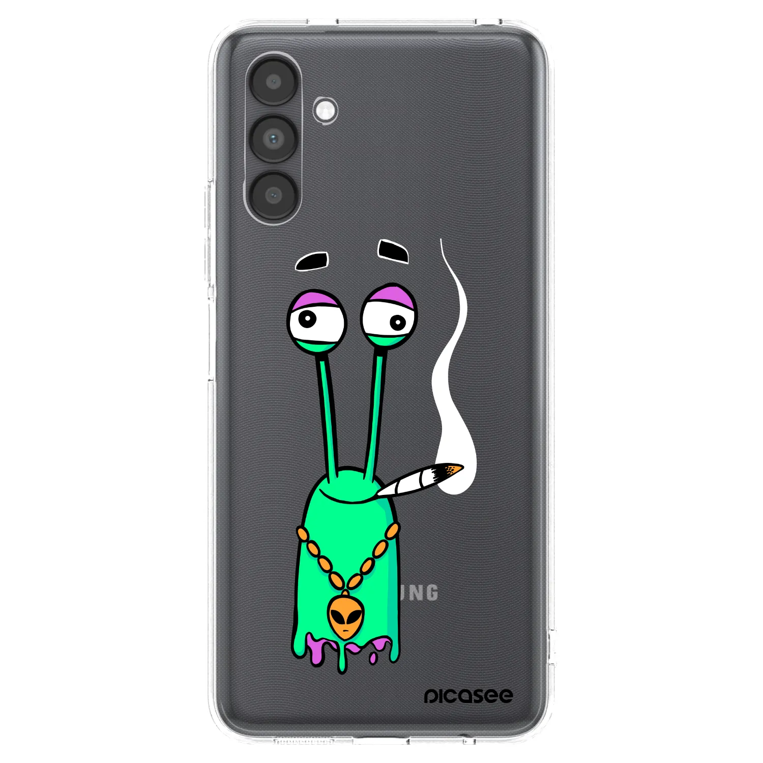 Picasee silikónový prehľadný obal pre Samsung Galaxy A04s A047F - Earth - Sám doma