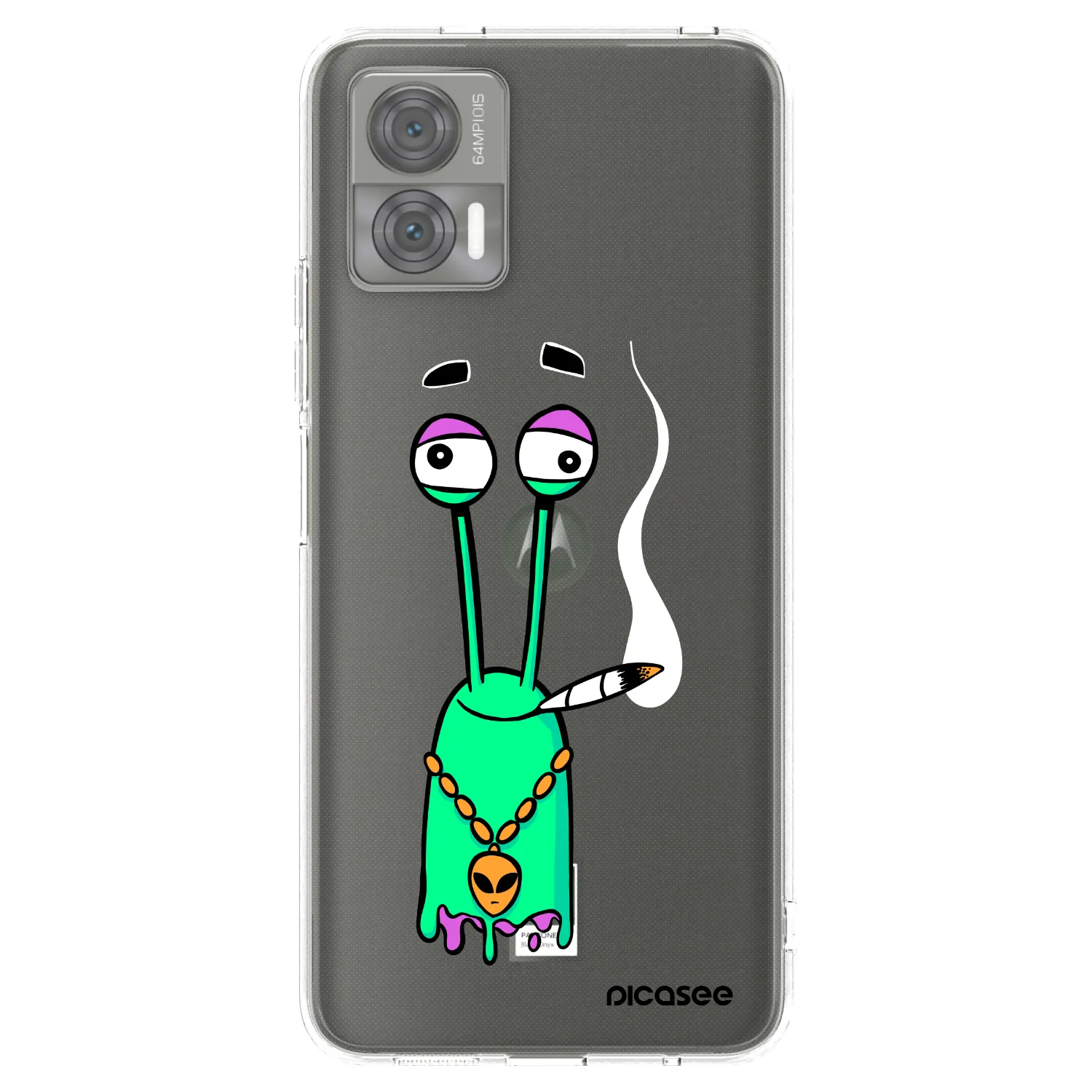 Picasee silikónový prehľadný obal pre Motorola Edge 30 Neo - Earth - Sám doma