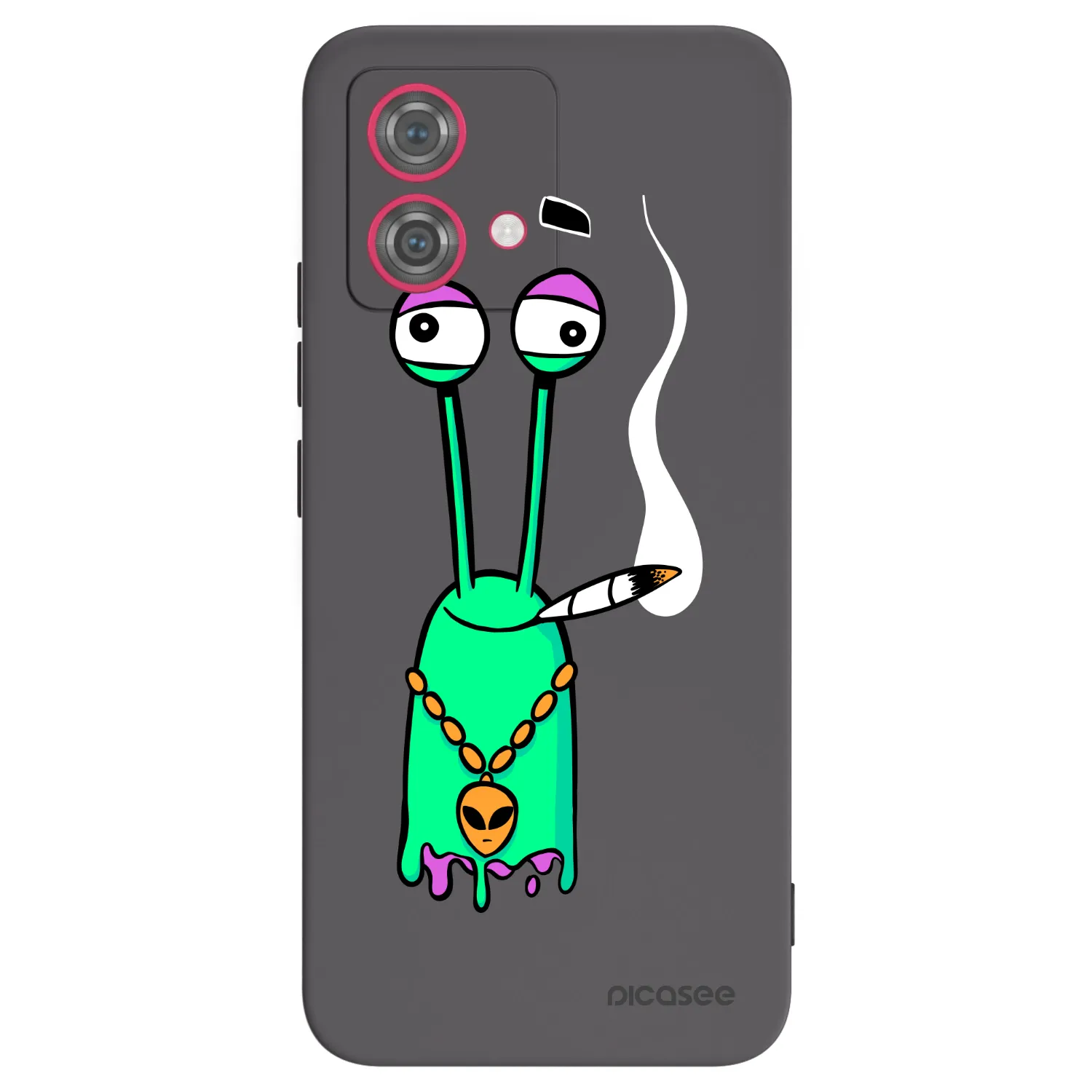 Silikónový čierny obal pre Motorola Moto G84 5G - Earth - Sám doma