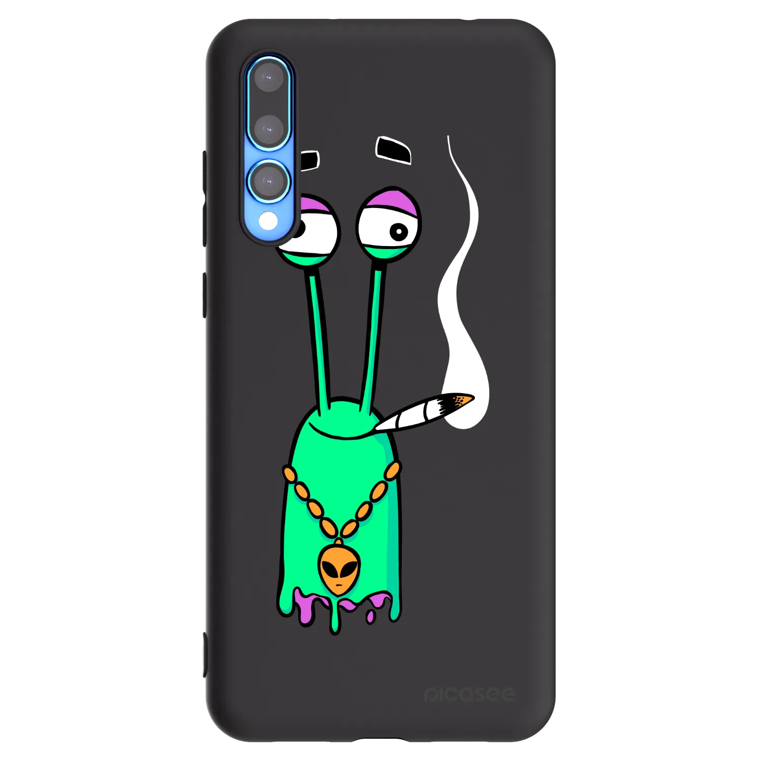 Picasee silikónový čierny obal pre Huawei P20 Pro - Earth - Sám doma