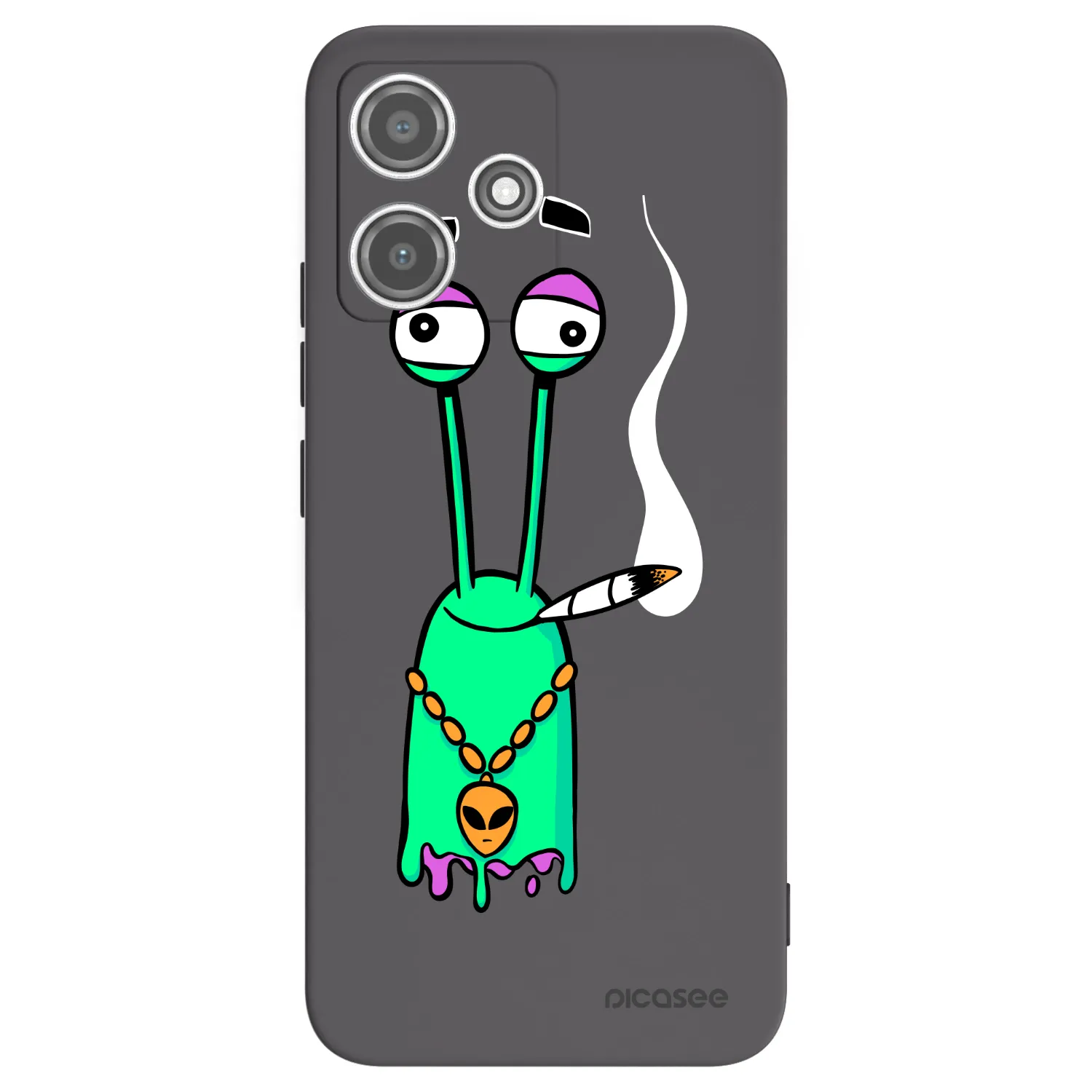 Picasee silikónový čierny obal pre Xiaomi Redmi 12 5G - Earth - Sám doma