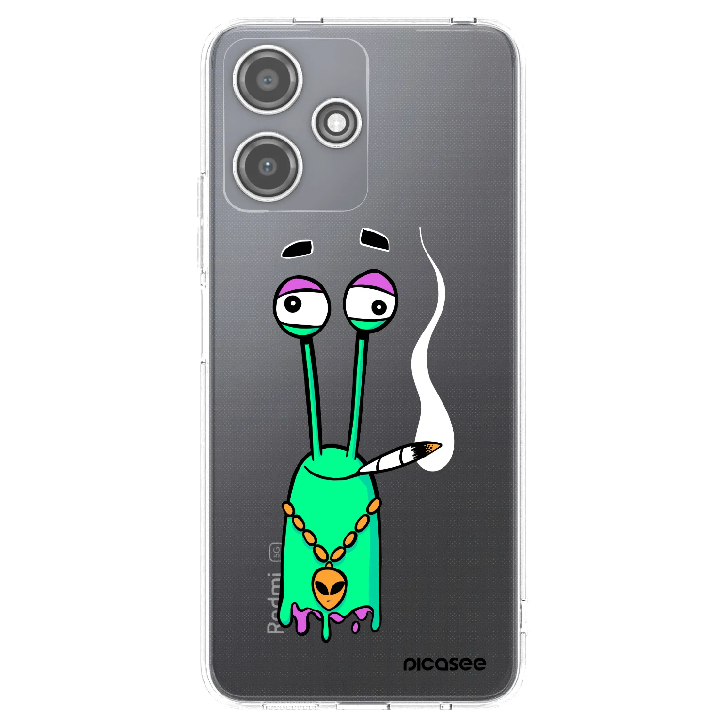 Picasee silikónový prehľadný obal pre Xiaomi Redmi 12 5G - Earth - Sám doma