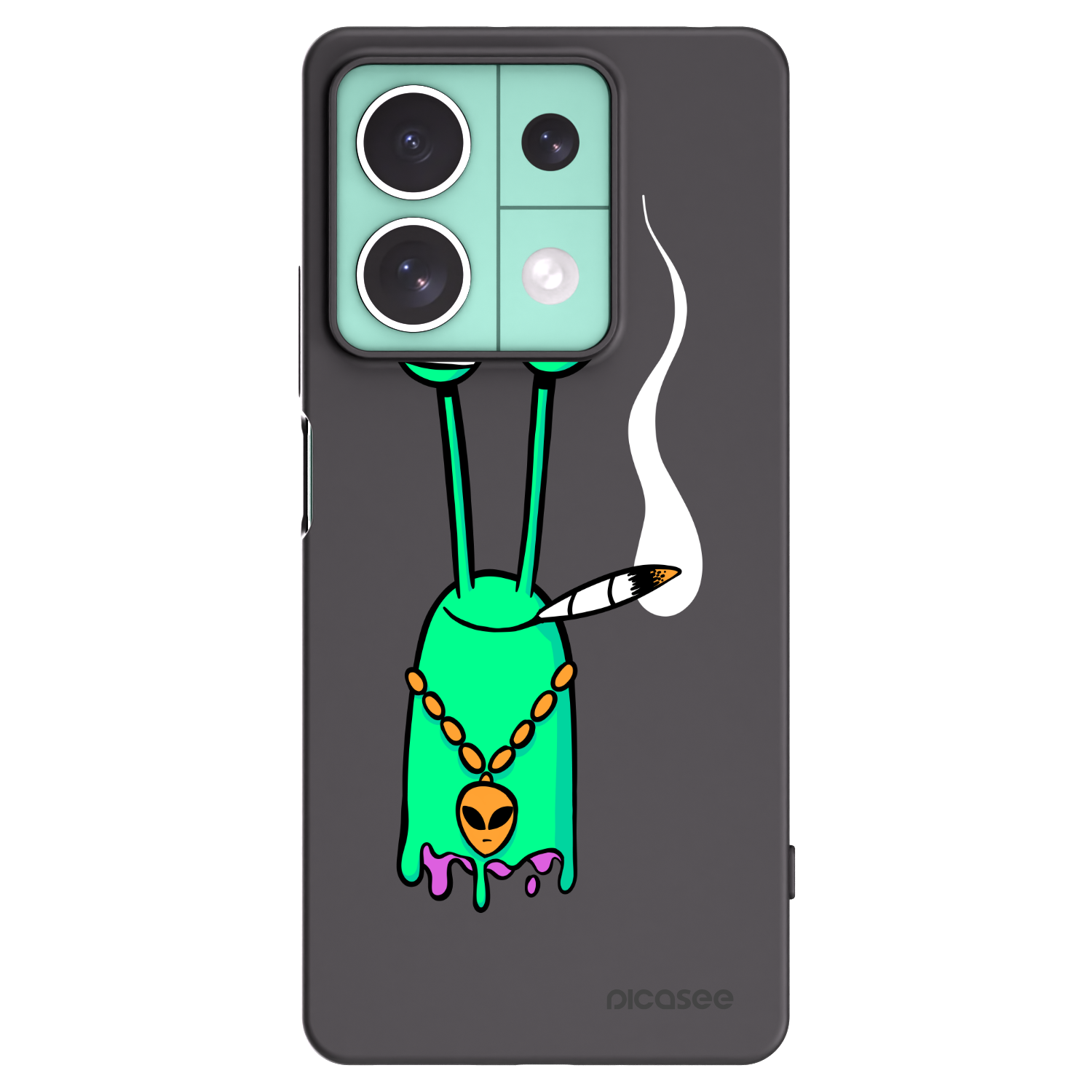Picasee silikónový čierny obal pre Xiaomi Redmi Note 13 5G - Earth - Sám doma