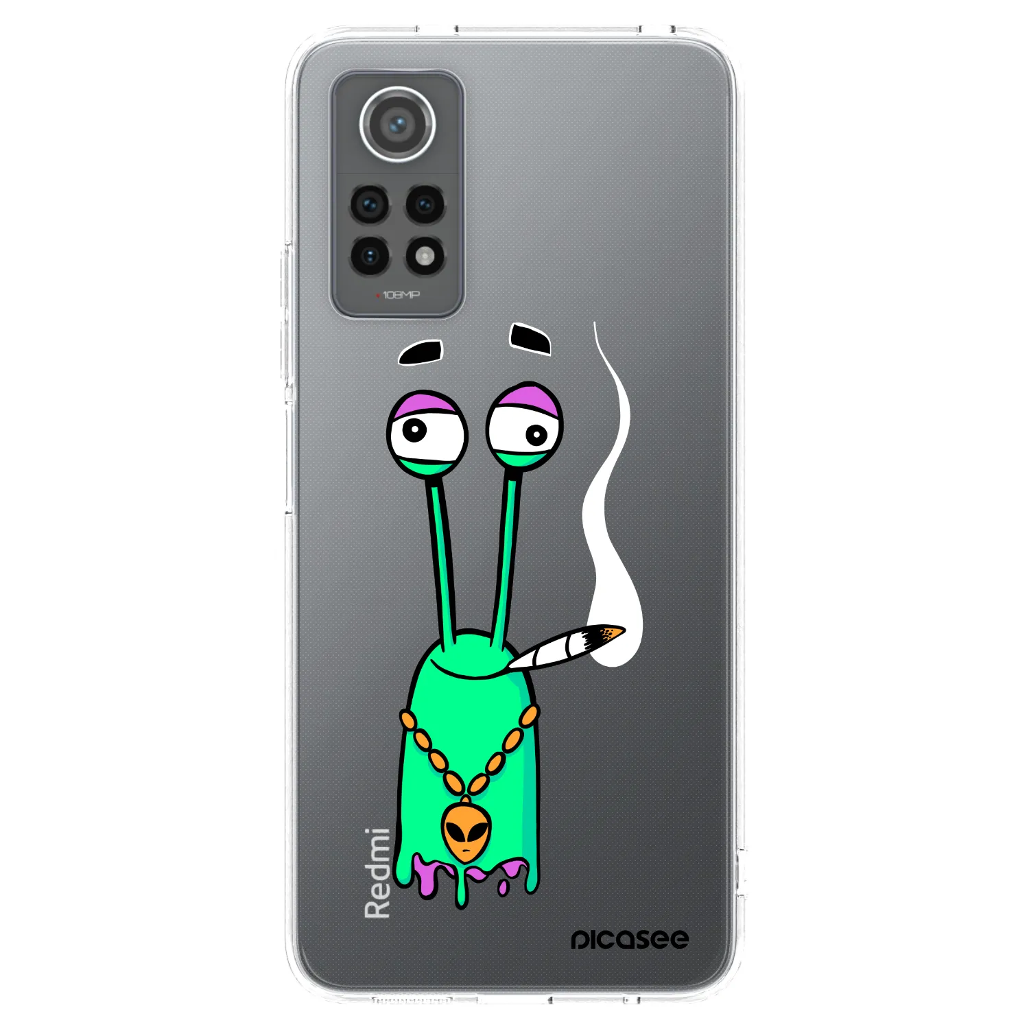 Picasee silikónový prehľadný obal pre Xiaomi Redmi Note 12 Pro 4G - Earth - Sám doma