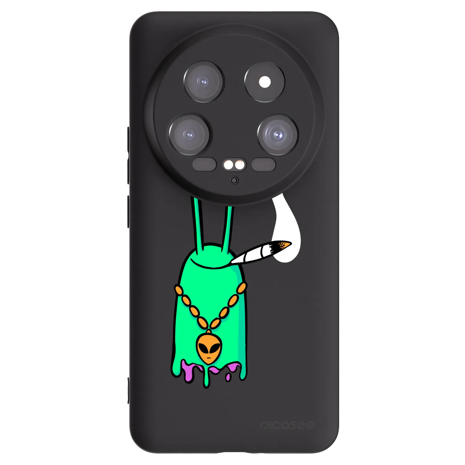 Picasee silikónový čierny obal pre Xiaomi 14 Ultra - Earth - Sám doma