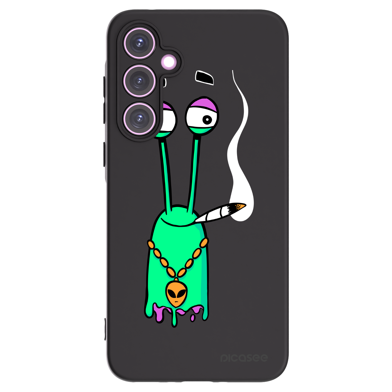 Picasee silikónový čierny obal pre Samsung Galaxy A35 5G A356B - Earth - Sám doma