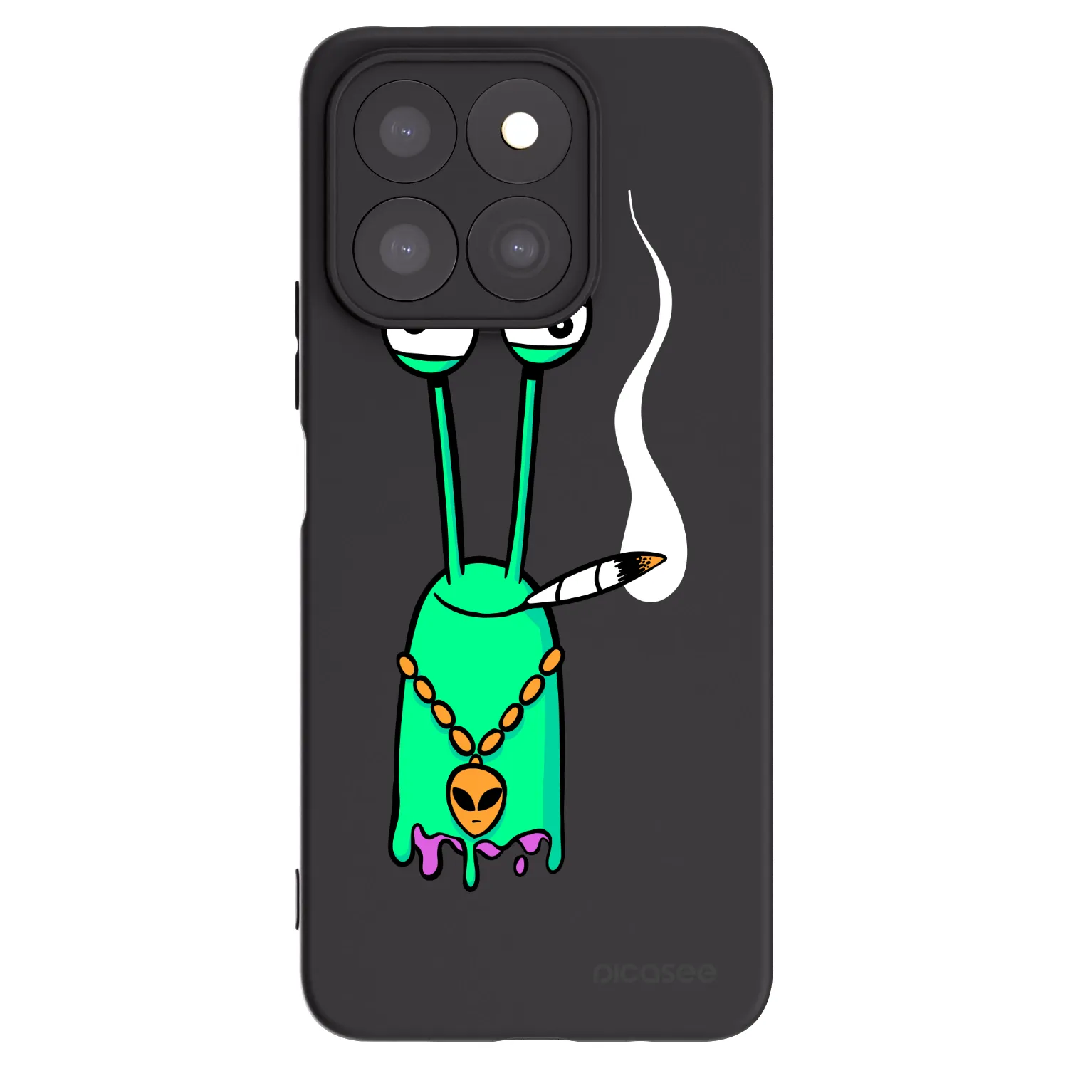 Picasee silikónový čierny obal pre Honor X8b - Earth - Sám doma