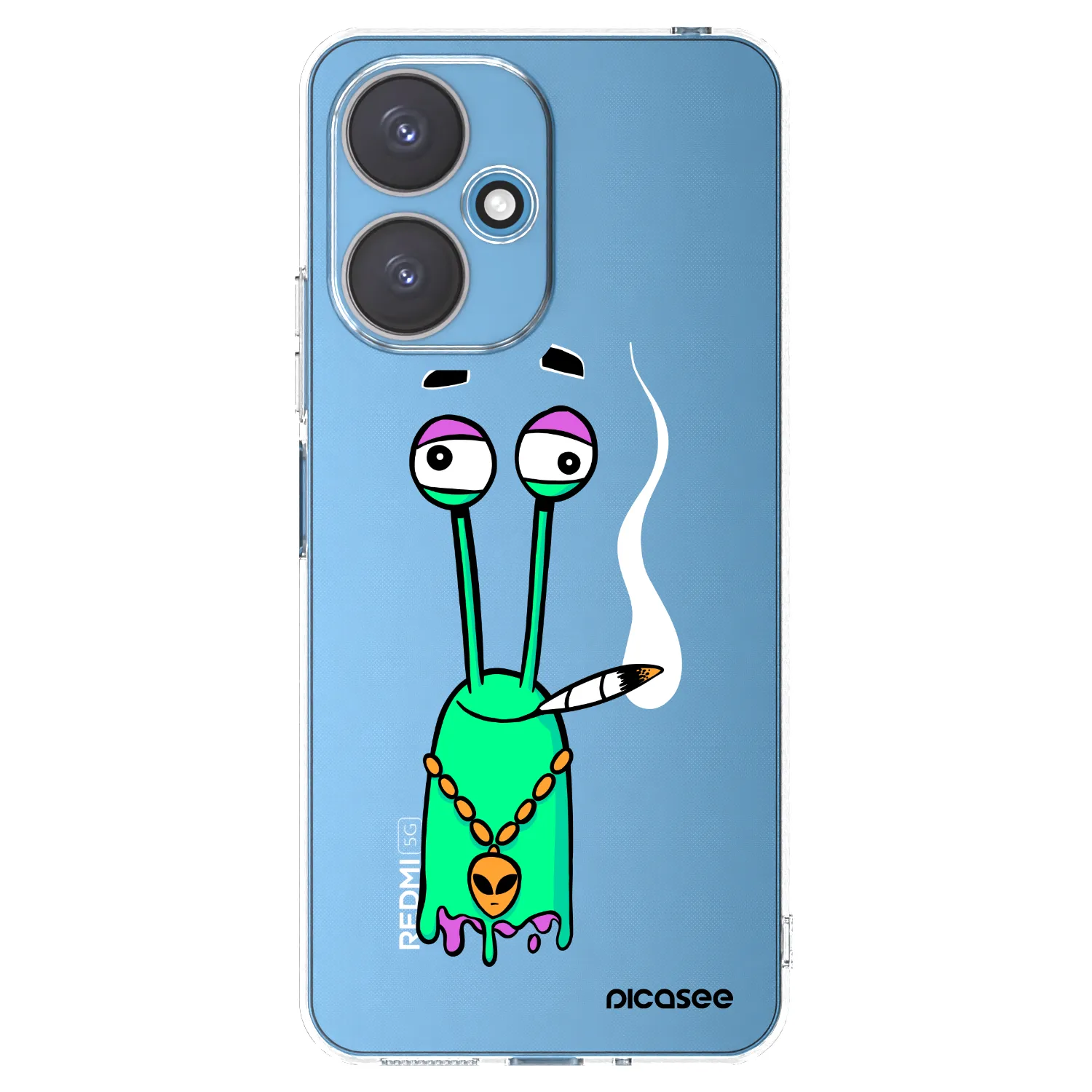 Picasee silikónový prehľadný obal pre Xiaomi Redmi 13C 5G - Earth - Sám doma