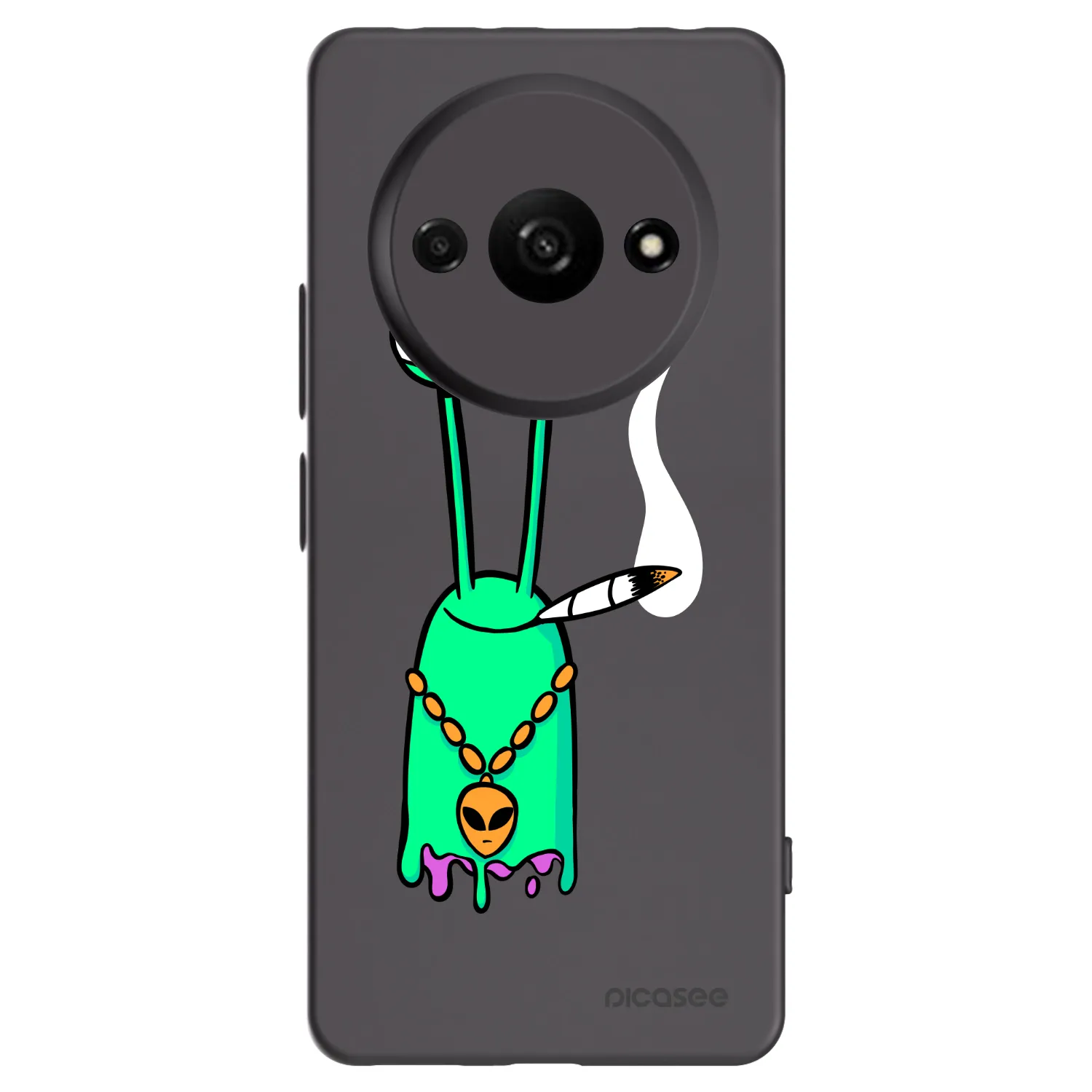 Picasee silikónový čierny obal pre Xiaomi Redmi A3 - Earth - Sám doma