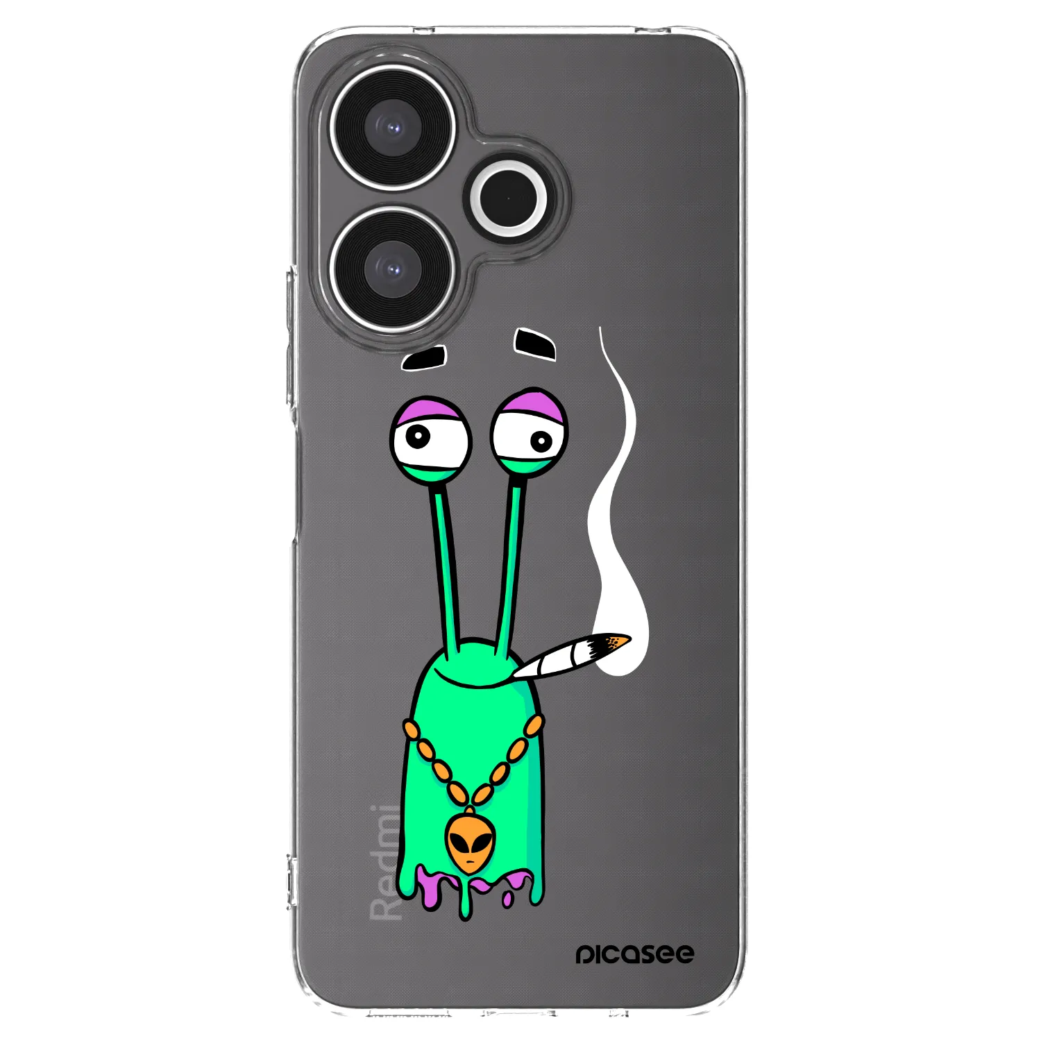 Silikónový prehľadný obal pre Xiaomi Redmi 13 4G - Earth - Sám doma