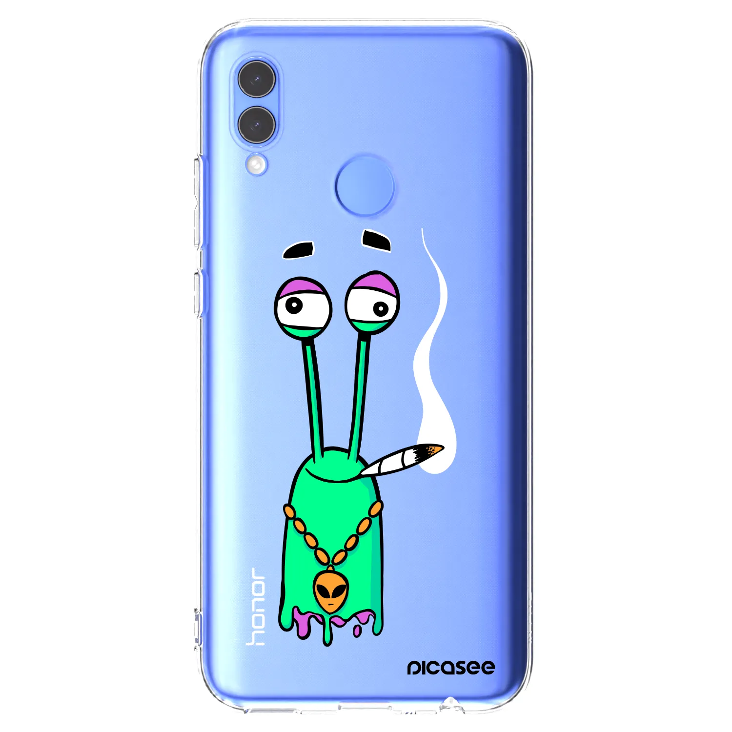 Picasee silikónový prehľadný obal pre Huawei P Smart 2019 - Earth - Sám doma