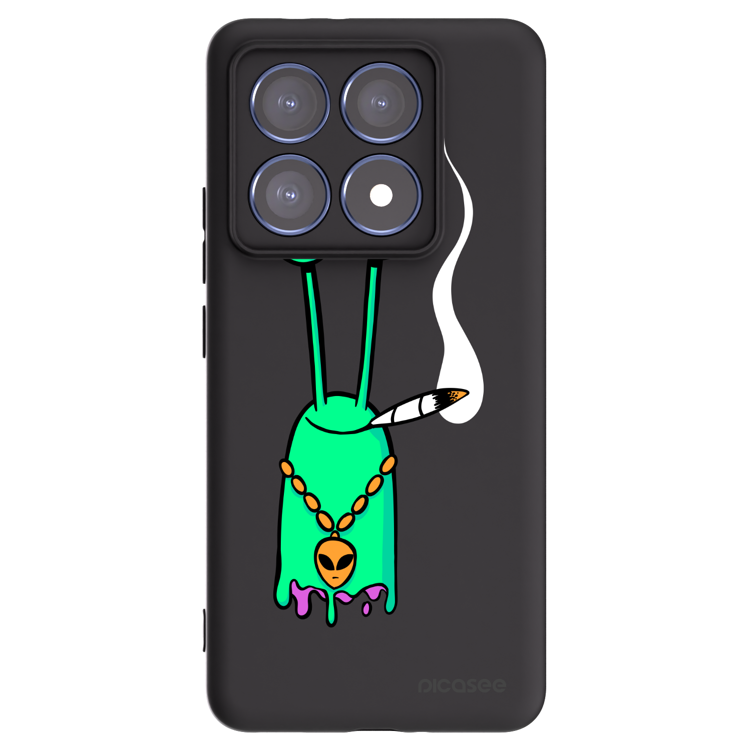 Picasee silikónový čierny obal pre Xiaomi 14T Pro - Earth - Sám doma