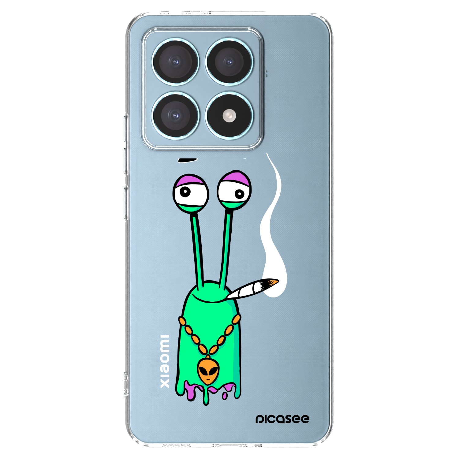 Picasee silikónový prehľadný obal pre Xiaomi 14T Pro - Earth - Sám doma