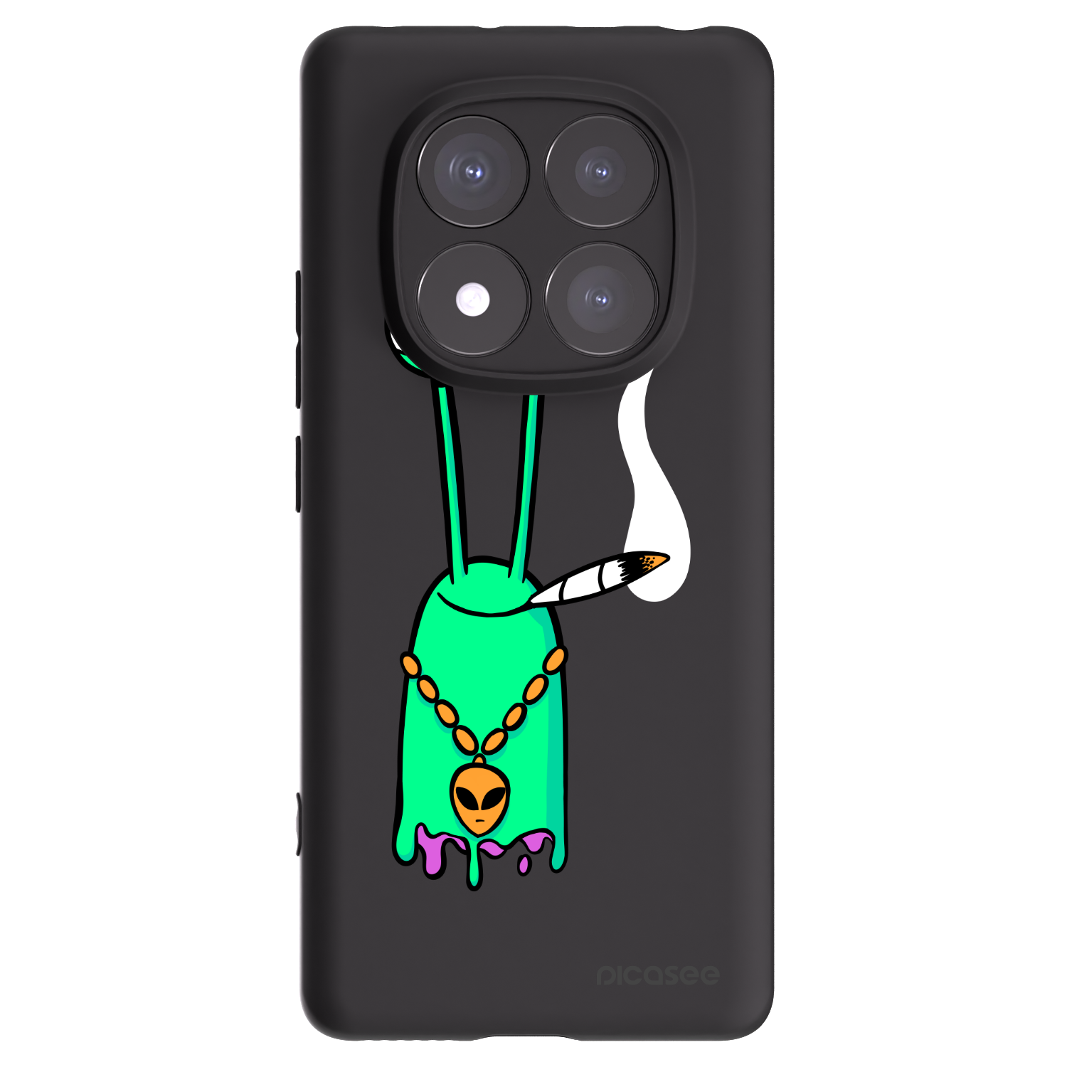 Picasee silikónový čierny obal pre Xiaomi Redmi Note 14 Pro+ 5G - Earth - Sám doma