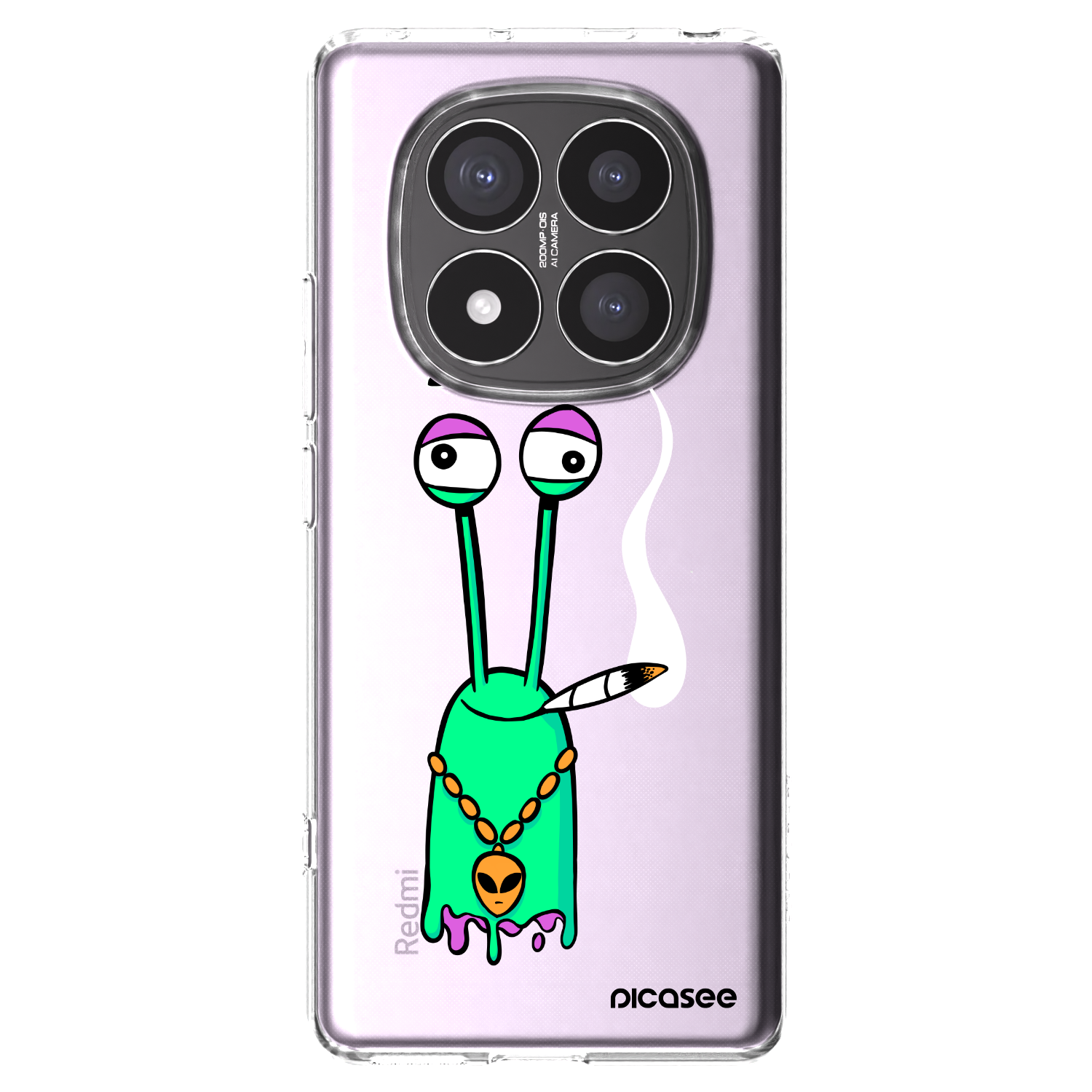 Picasee silikónový prehľadný obal pre Xiaomi Redmi Note 14 Pro+ 5G - Earth - Sám doma