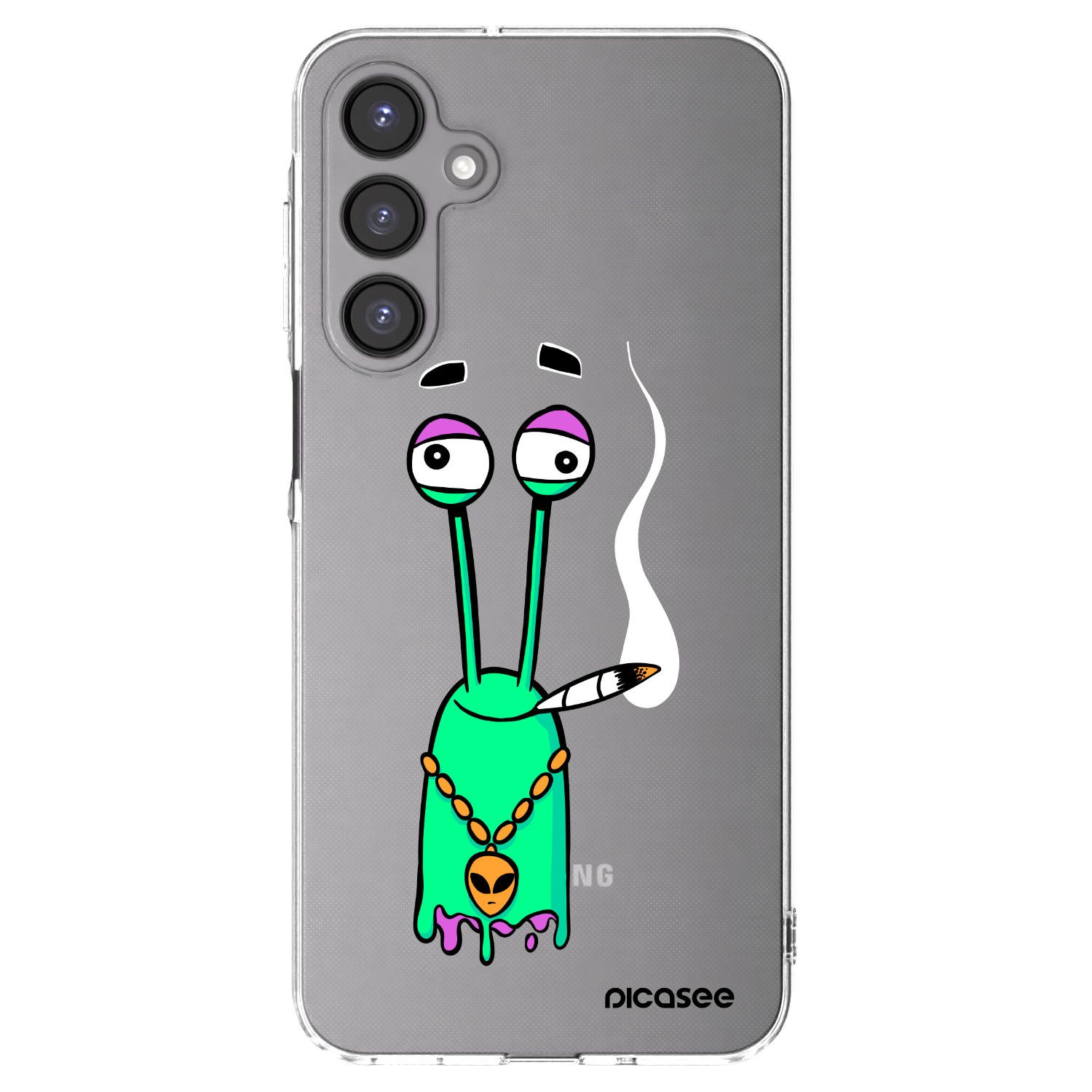 Picasee silikónový prehľadný obal pre Samsung Galaxy A16 5G - Earth - Sám doma