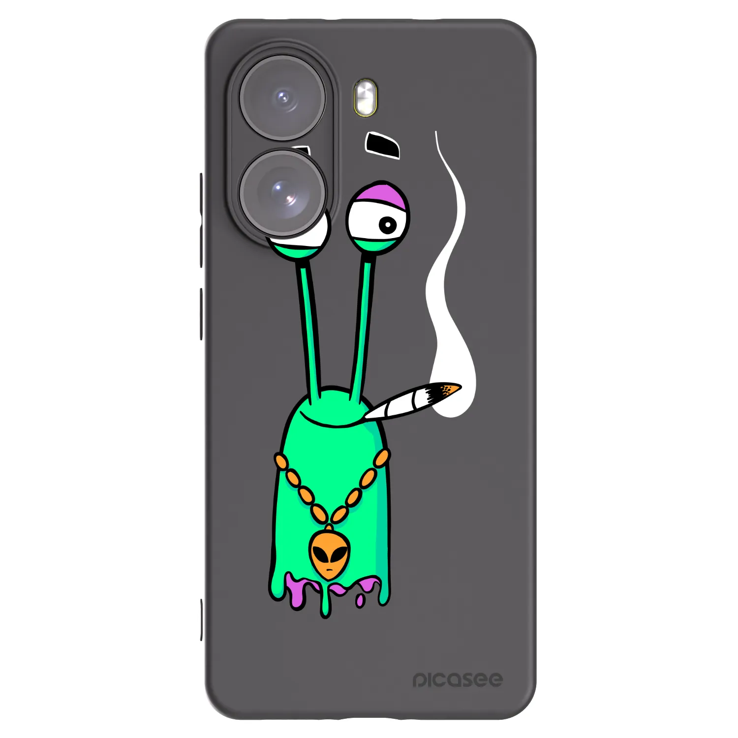 Picasee silikónový čierny obal pre Xiaomi Poco X7 - Earth - Sám doma