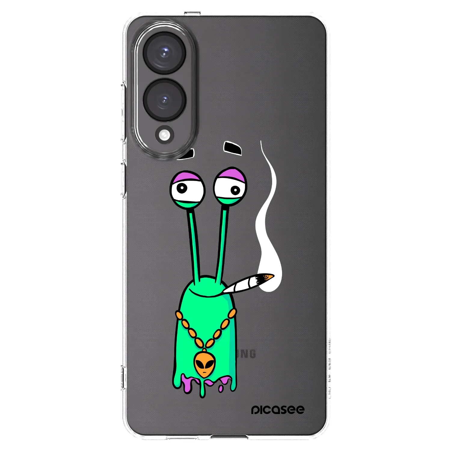 Picasee silikónový prehľadný obal pre Samsung Galaxy S25 Edge 5G - Earth - Sám doma