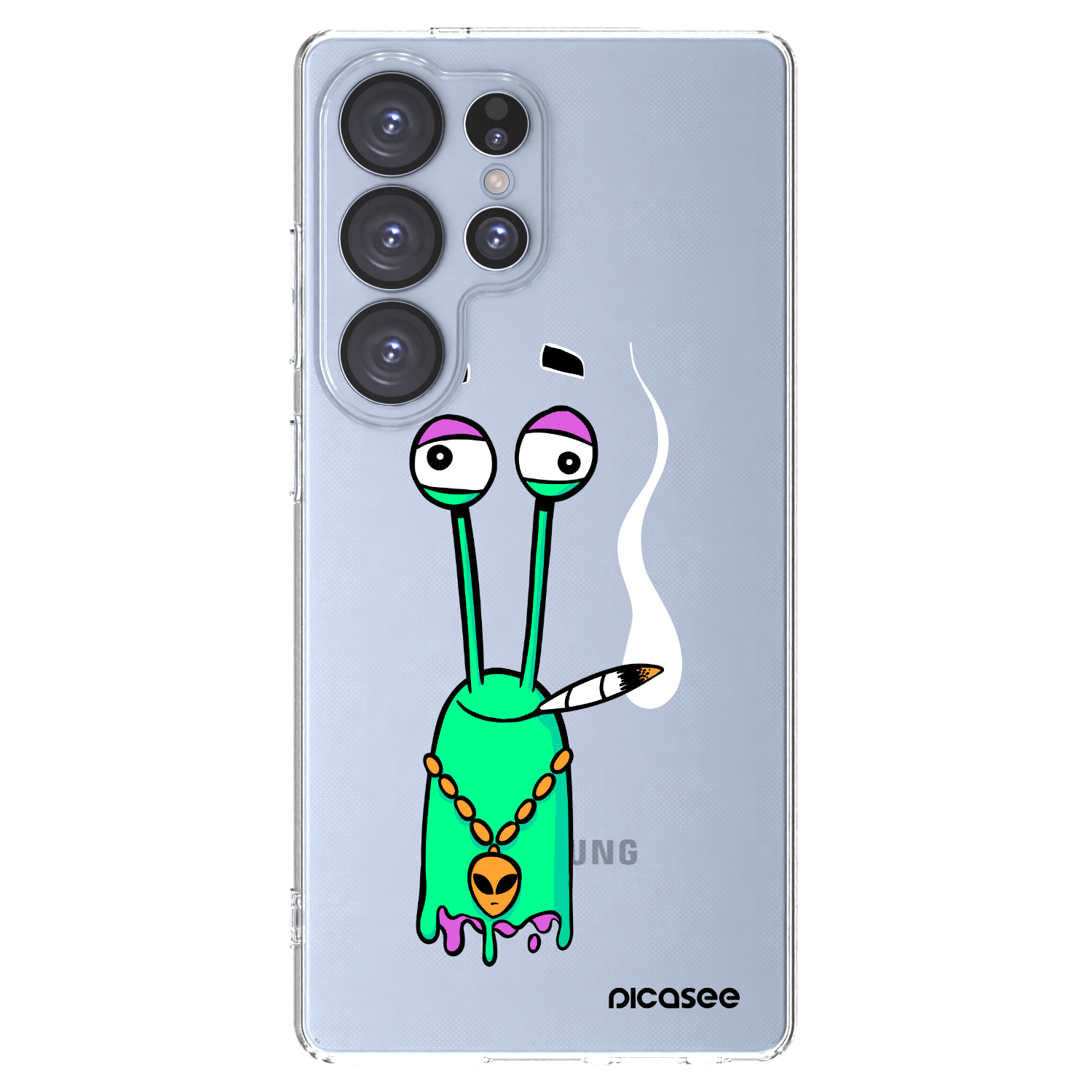 Picasee silikónový prehľadný obal pre Samsung Galaxy S25 Ultra 5G - Earth - Sám doma