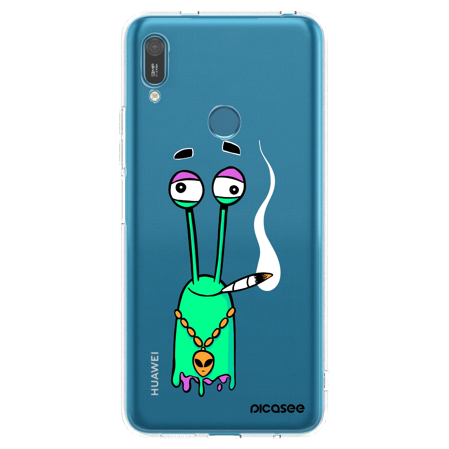 Picasee silikónový prehľadný obal pre Huawei Y7 2019 - Earth - Sám doma