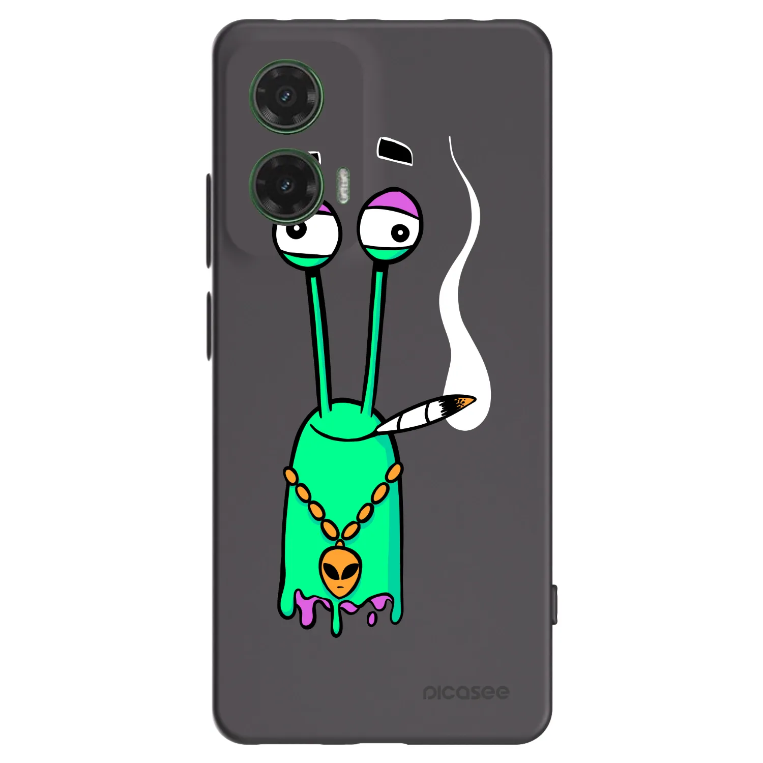 Picasee silikónový čierny obal pre Motorola Moto G35 5G - Earth - Sám doma